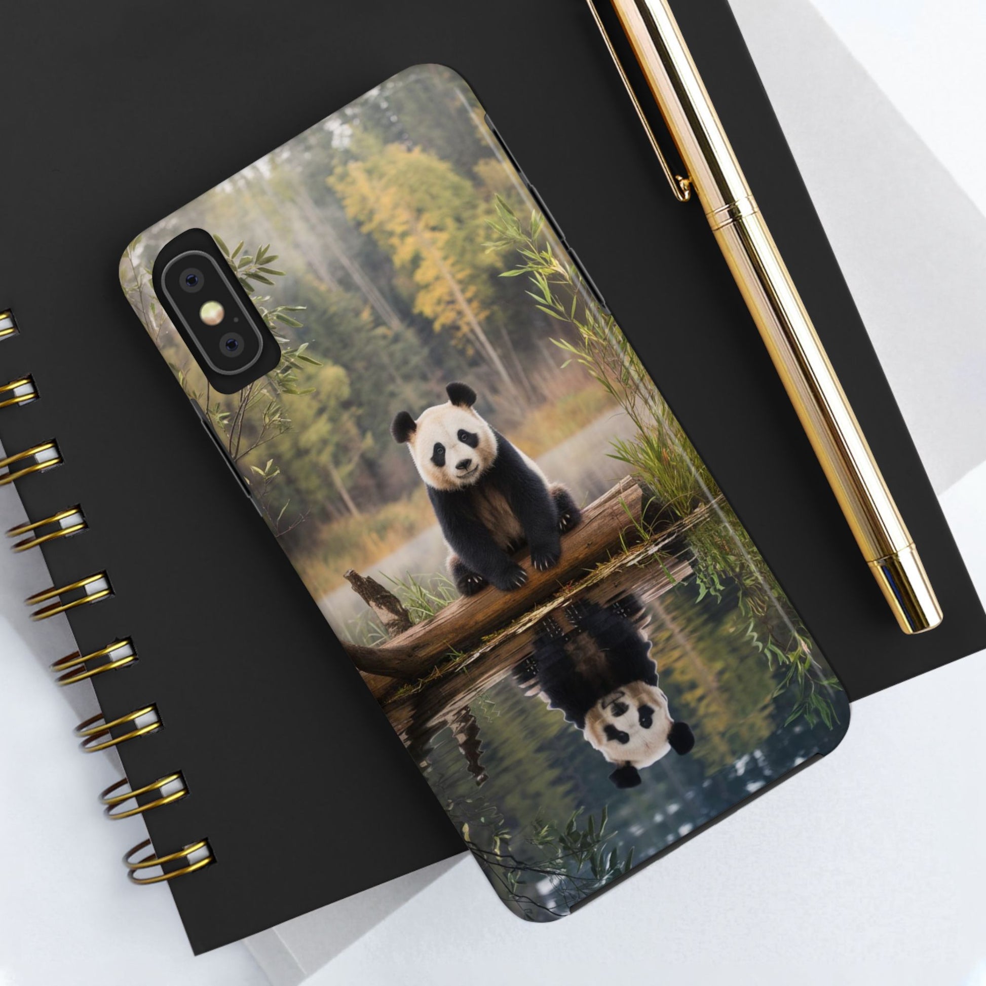 Cute Panda Theme Phone Cases for iPhones & Samsung Phones