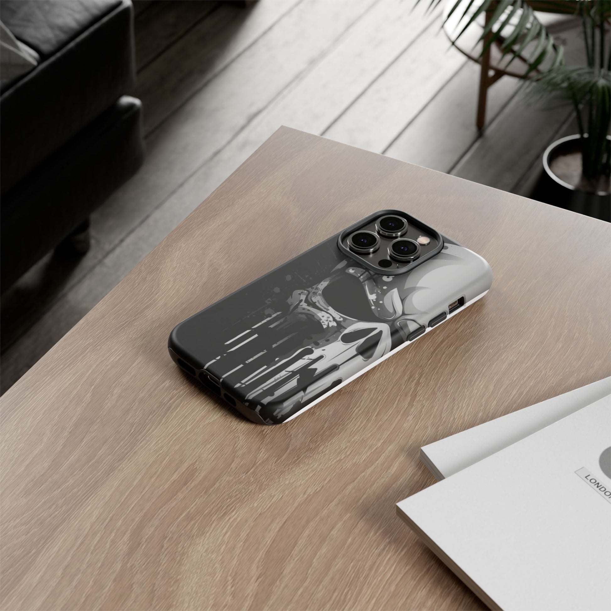 Punisher Skull Tough Cases for iPhones, Samsung, and Pixel