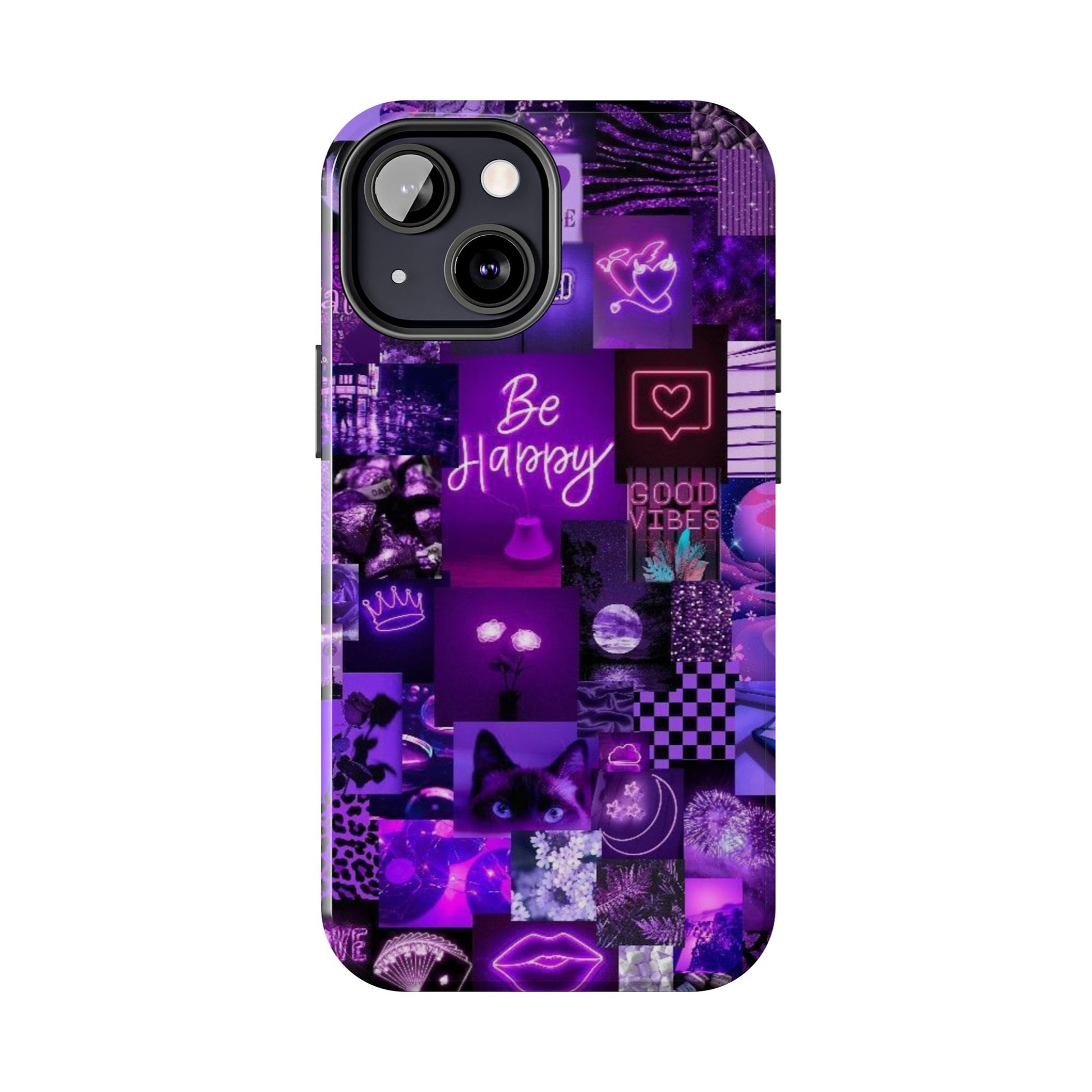 Be Happy Themed Tough Phone Cases for Iphones & Samsung Phones