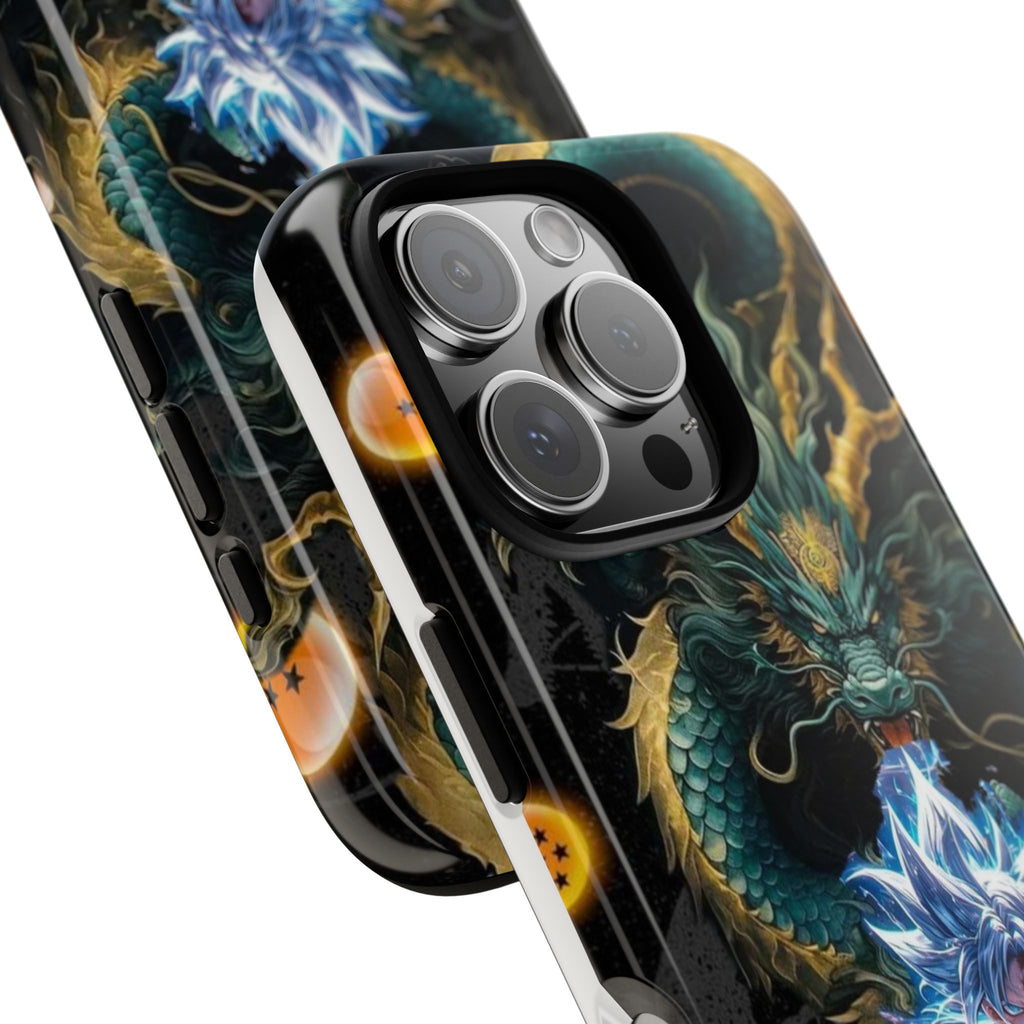 Anime Goku x Shenron Dragonball Z Tough Cases for iPhones, Samsung, and Pixel