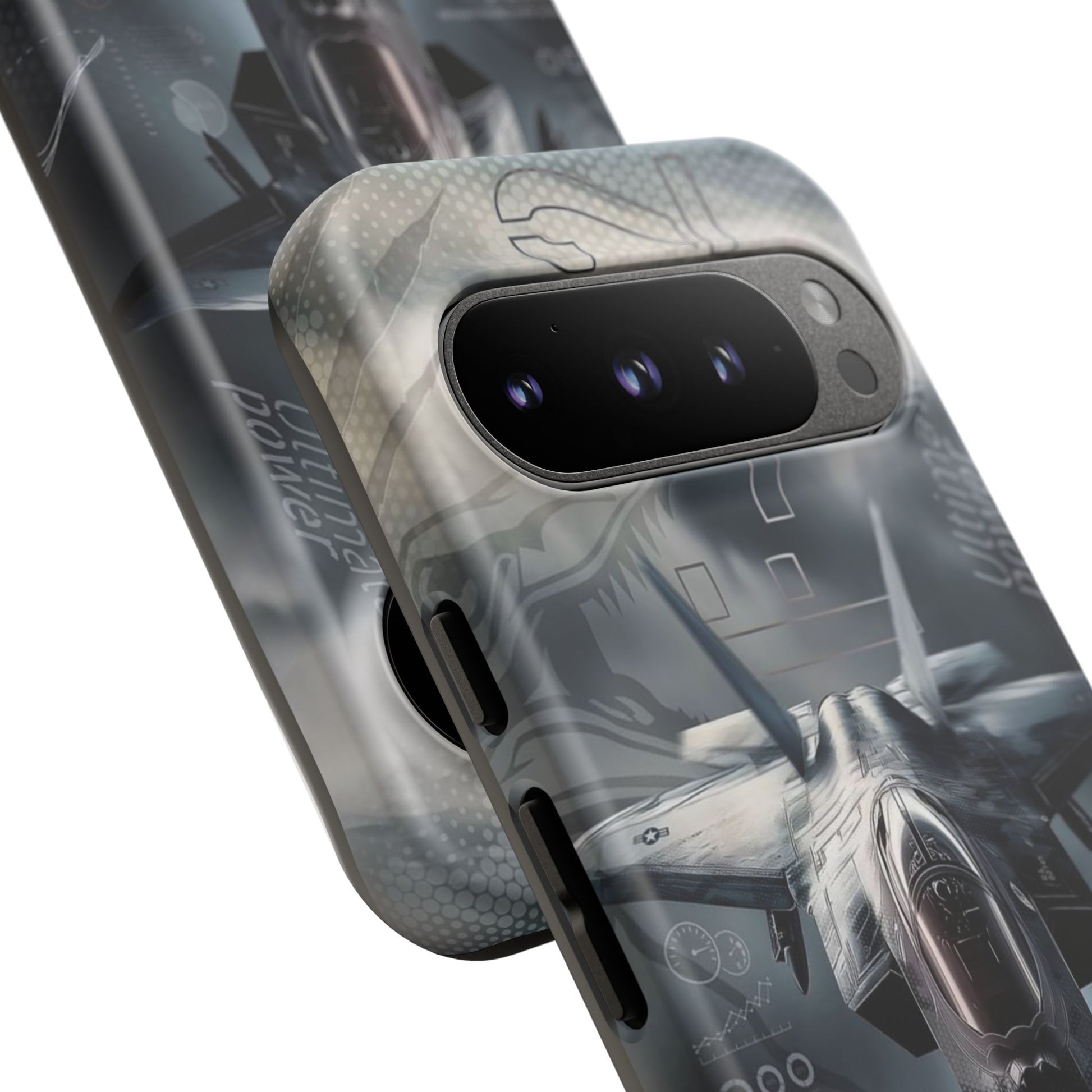 F-22 Raptor Fighter Jet Tough Cases for iPhones, Samsung, and Pixel