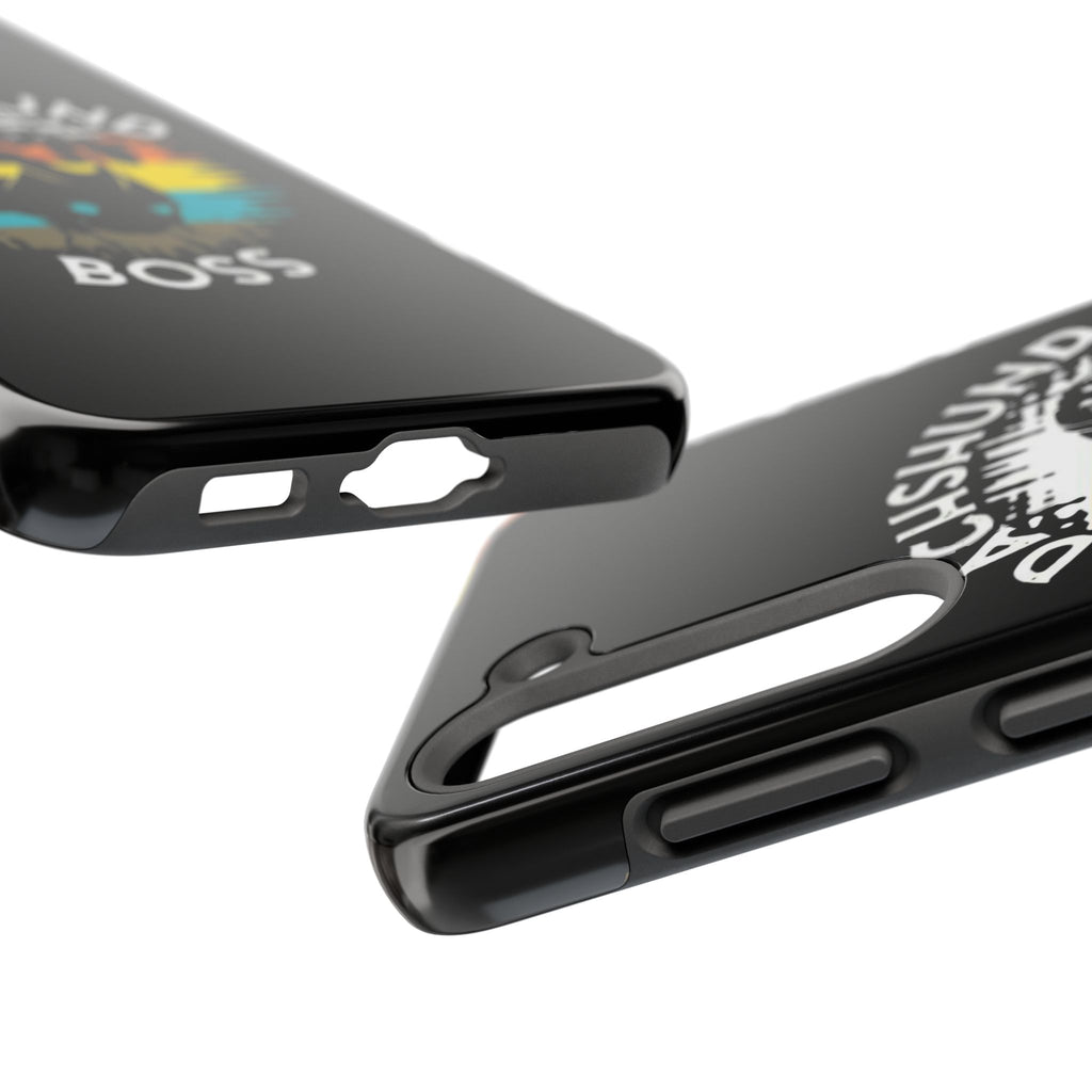 Dachshund Boss Theme Phone Cases for iPhones & Samsung Phones