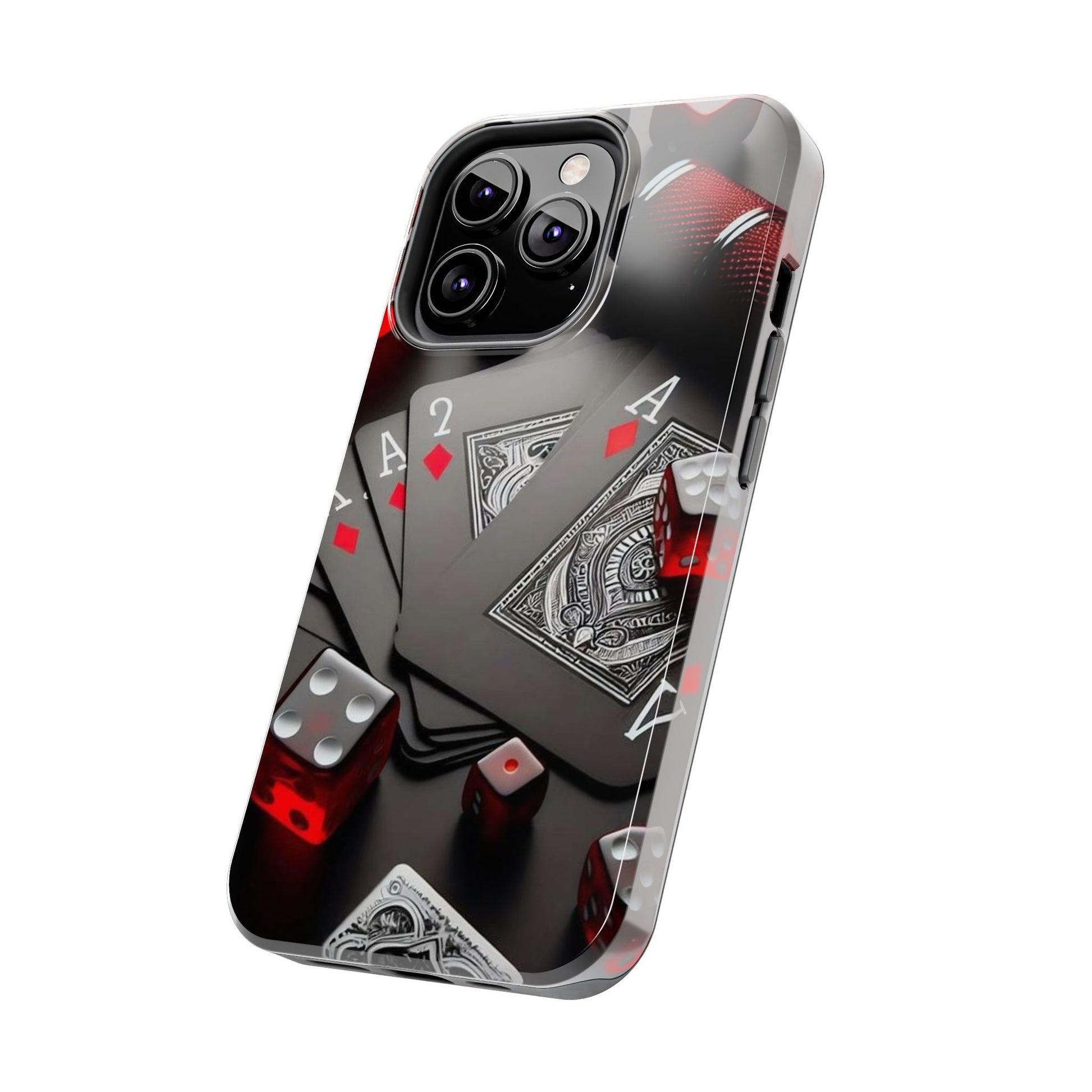 Casino Cards, Dice, and Chips Theme Phone Cases for Iphones & Samsung Phones