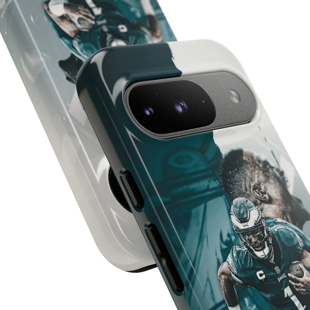 Jalen Hurts Eagles Football Tough Cases for iPhones, Samsung, and Pixel