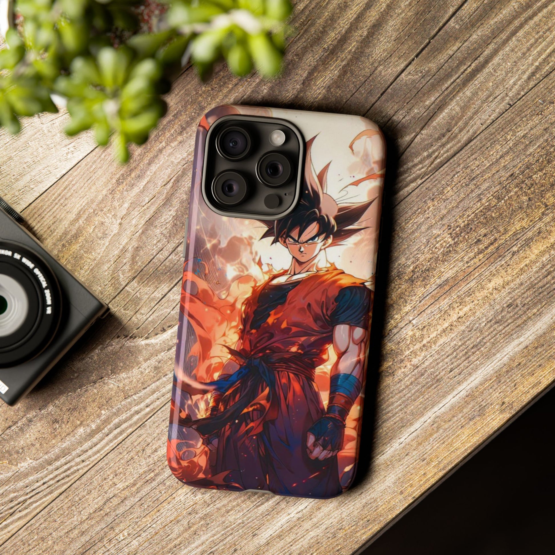Anime Manga Dragon Ball Z Goku Tough Cases for iPhones, Samsung, and Pixel