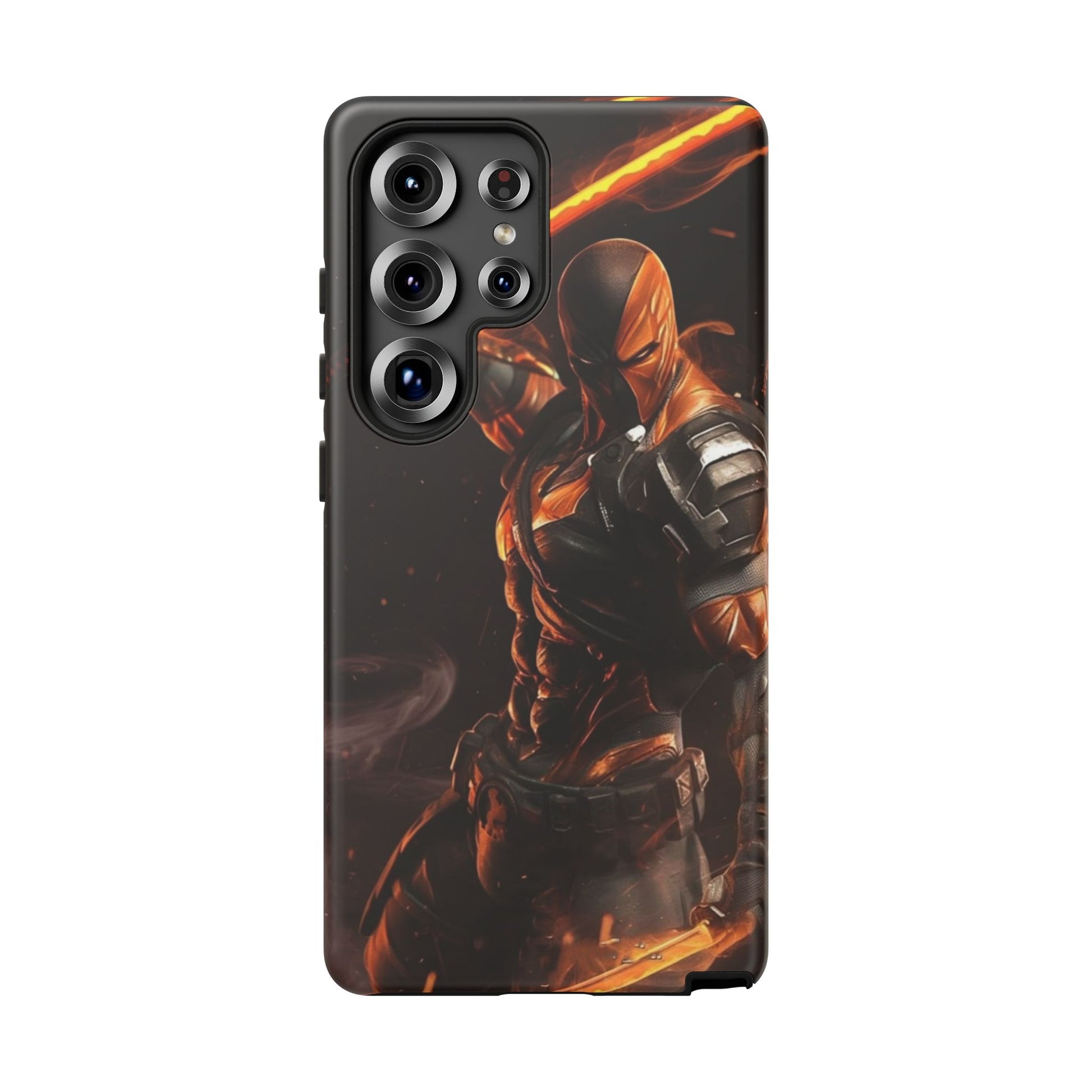 DC Comics Death Stroke Tough Cases for iPhones, Samsung, and Pixel