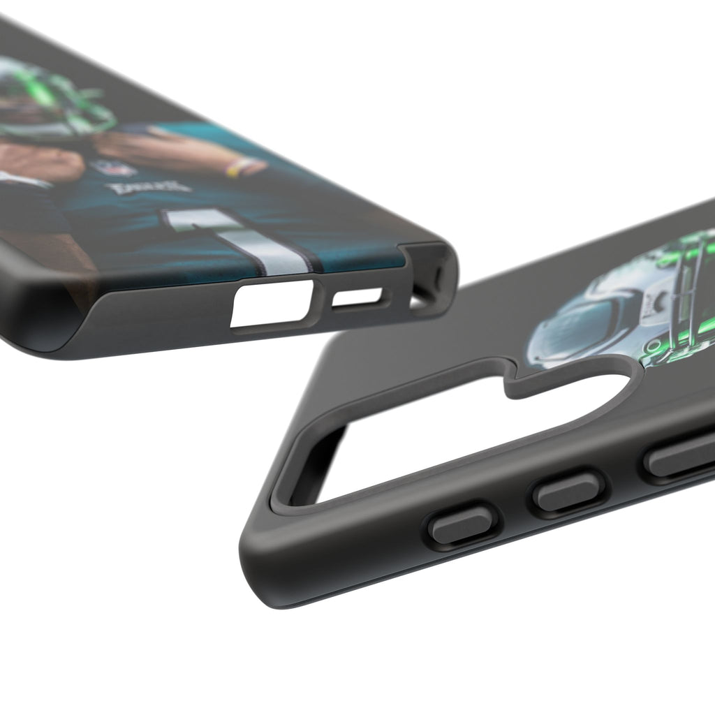 Eagles Football Jalen Hurts Tough Cases for iPhones, Samsung, and Pixel