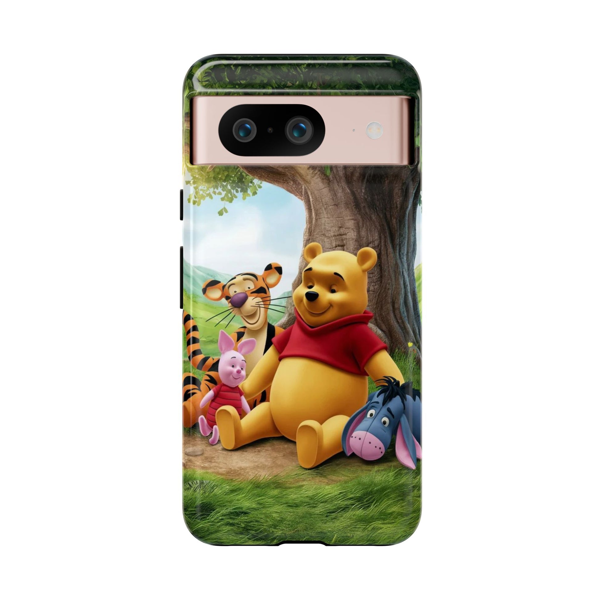 Cute Pooh Bear Phone Case, Tough Cases, Disney Phone for iPhones, Samsung, and Pixel