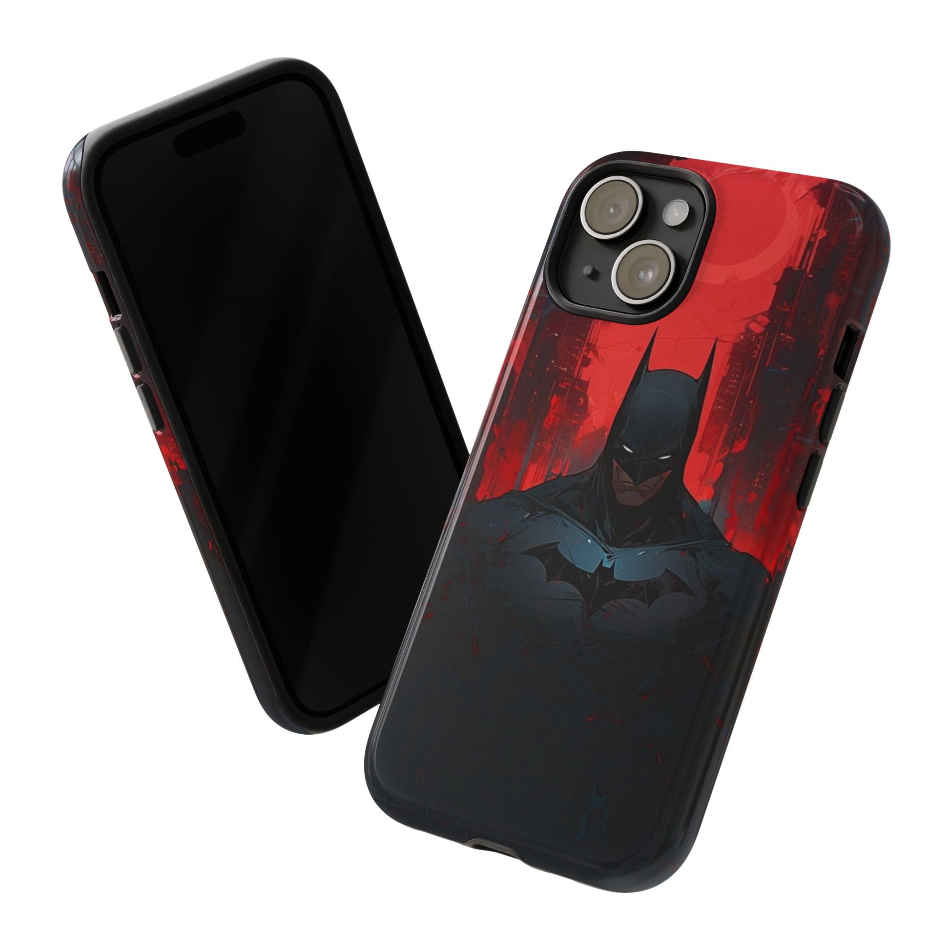 The Dark Knight Batman Tough Cases for iPhones, Samsung, and Pixel