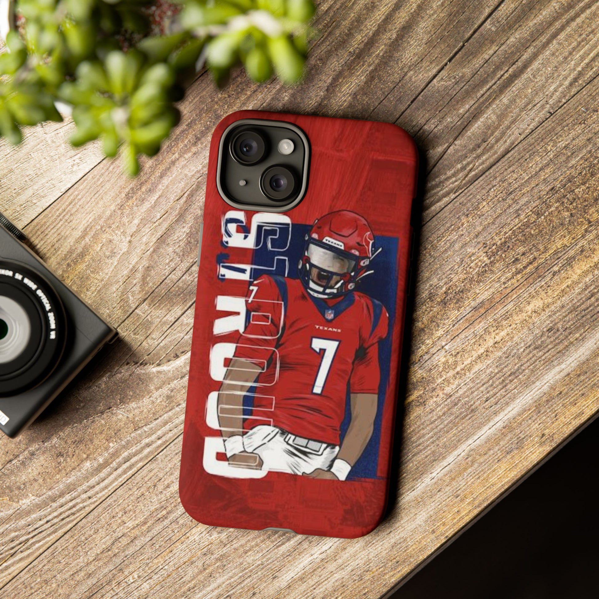 Houston Texans Football CJ Stroud Tough Cases for iPhones, Samsung, and Pixel