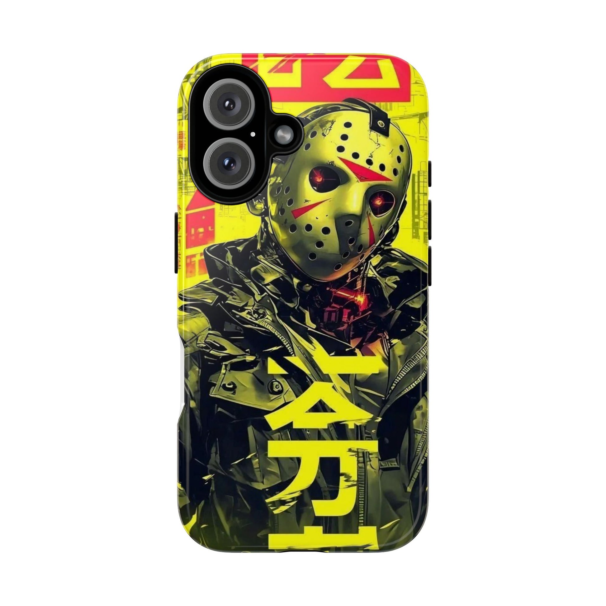 Cyberpunk X Jason Voorhees Tough Cases for iPhones, Samsung, and Pixel