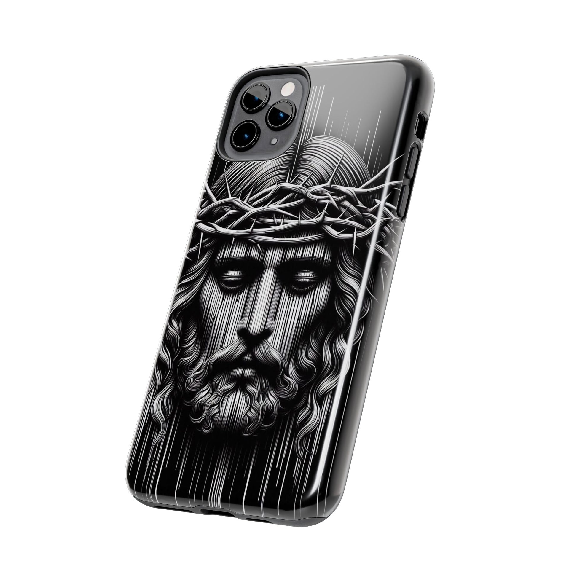 Jesus The King Crown Christian Phone Cases for iPhones & Samsung Phones