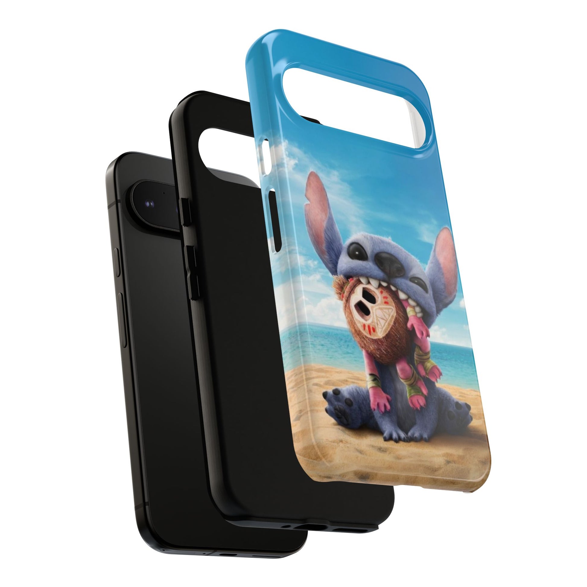 Stitch Beach Sunset Landscape Phone Case for iPhone, Samsung Galaxy, & Pixel Phones