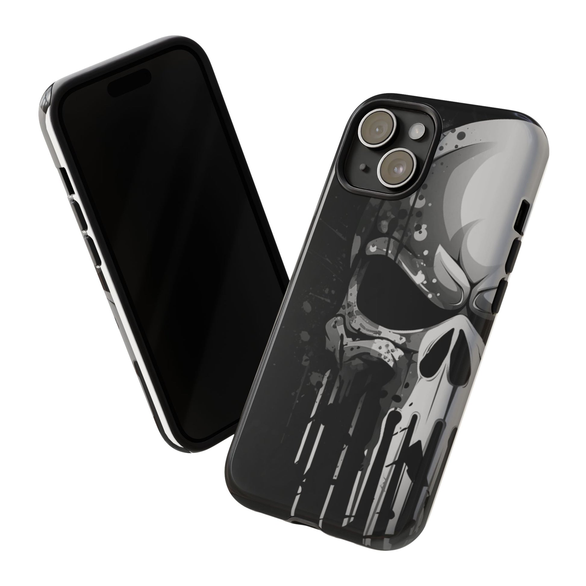 Punisher Skull Tough Cases for iPhones, Samsung, and Pixel
