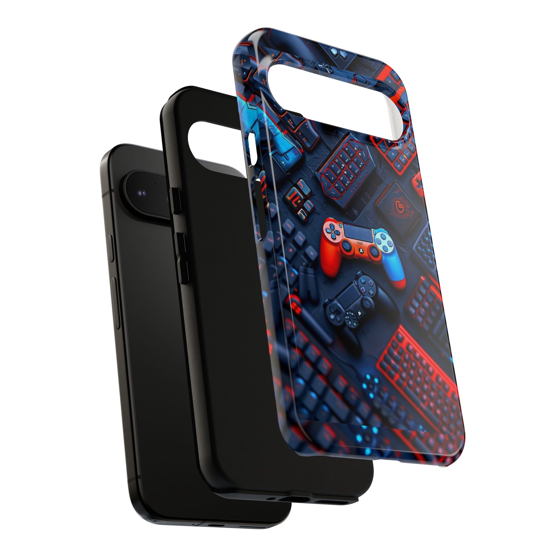 Gamer Themed Controllers Tough Cases for iPhones, Samsung, and Pixel