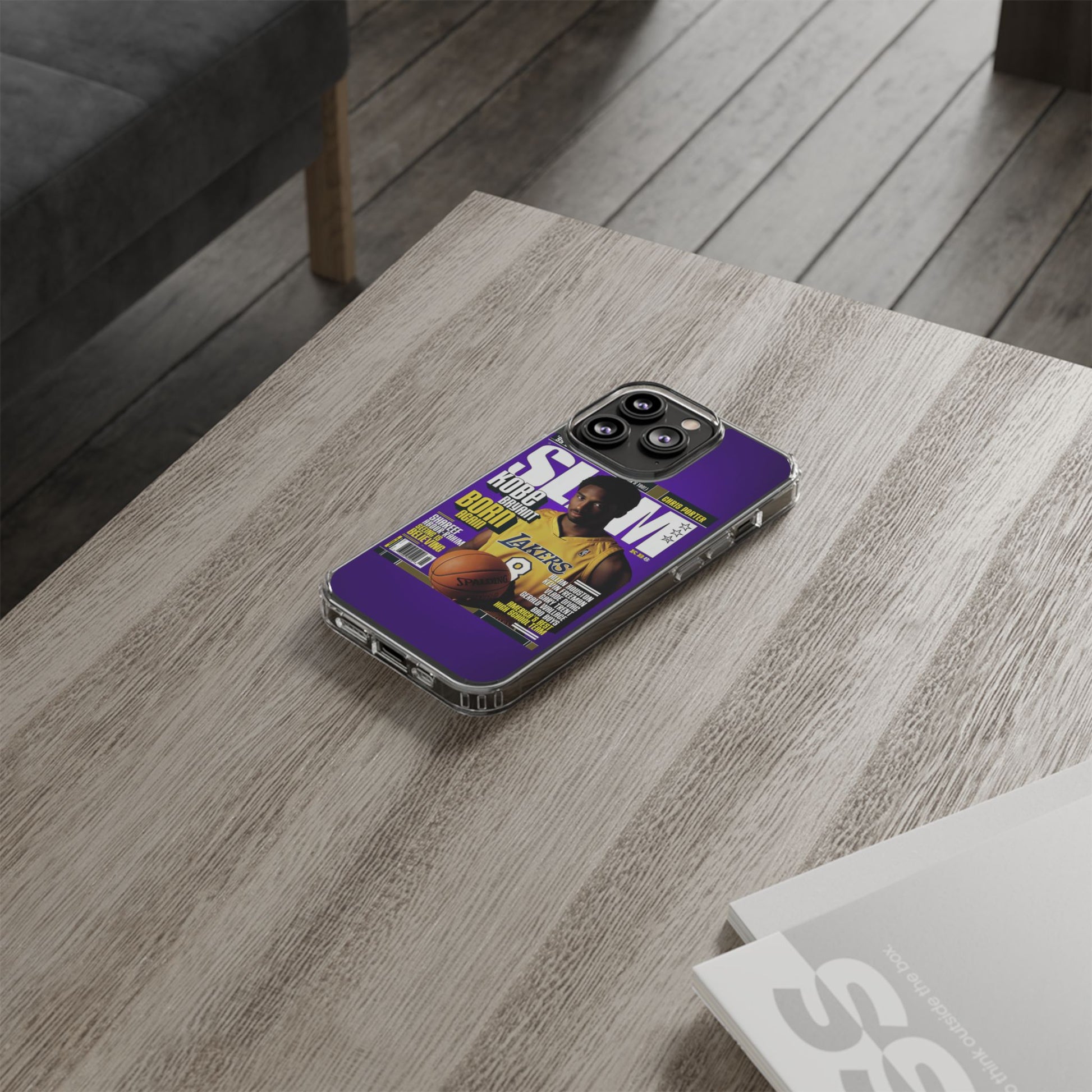 SLAM Cover Kobe Basketball Inspired design Clear Phone Cases