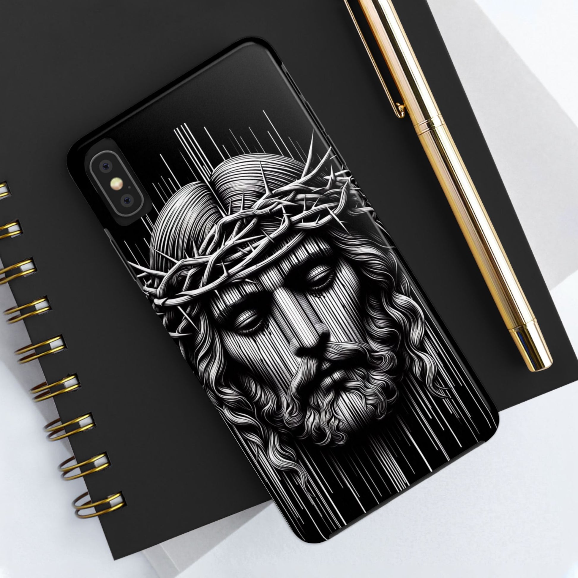 Jesus The King Crown Christian Phone Cases for iPhones & Samsung Phones