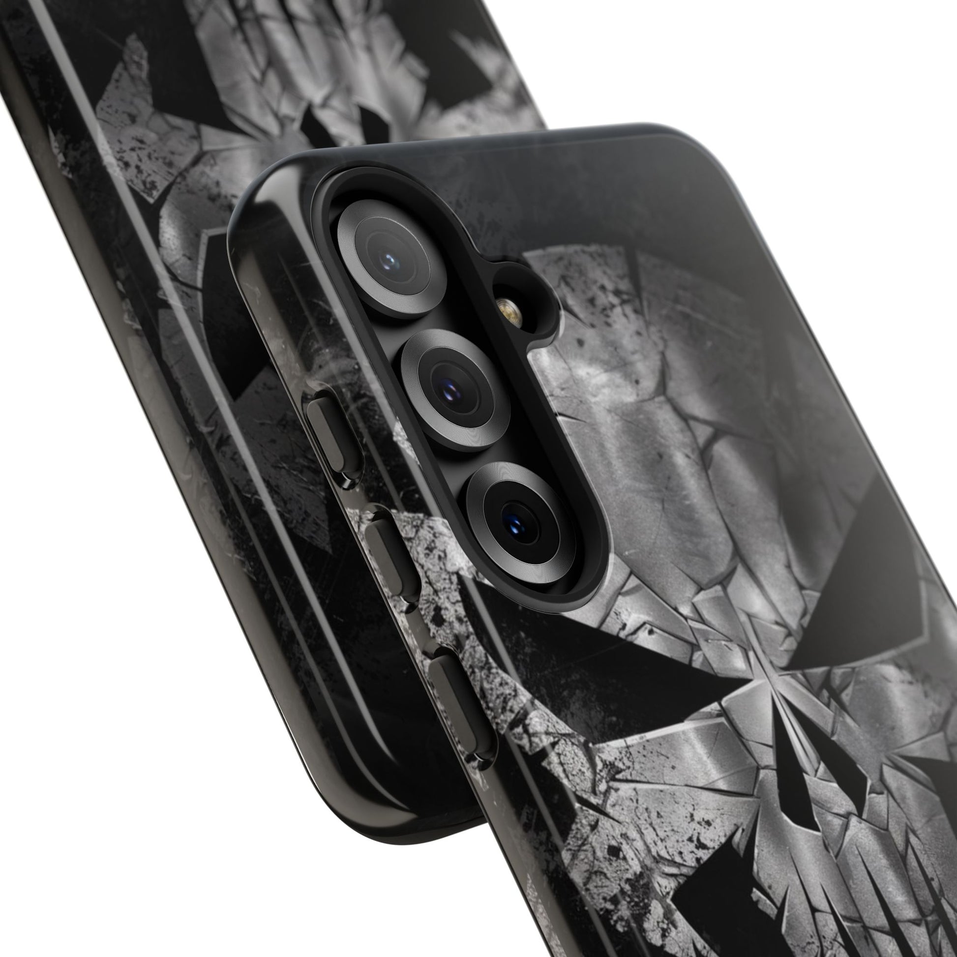 The Punisher Logo Art Tough Cases for iPhones, Samsung, and Pixel
