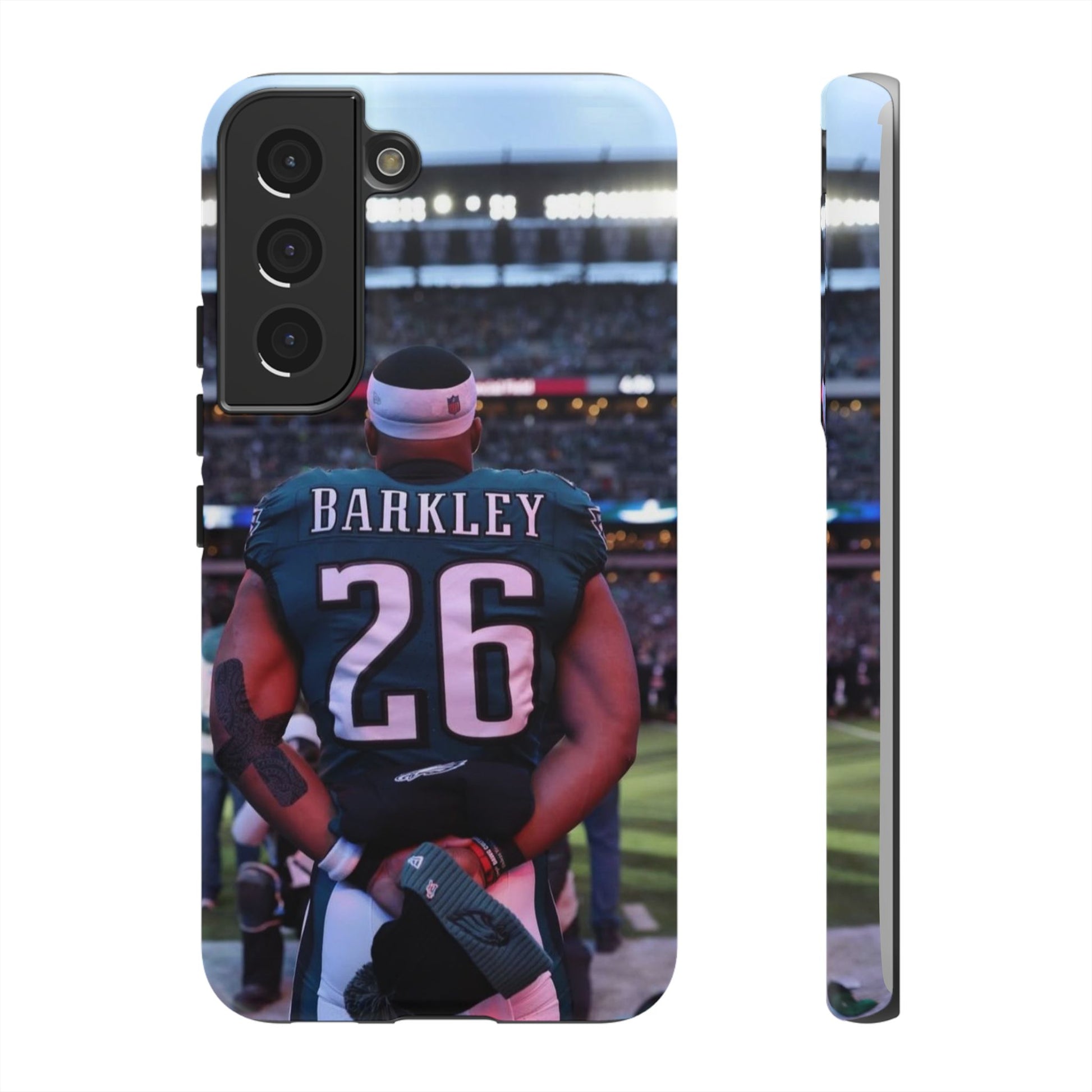 Eagles Football Saquon Barkley Tough Cases for iPhones, Samsung, and Pixel