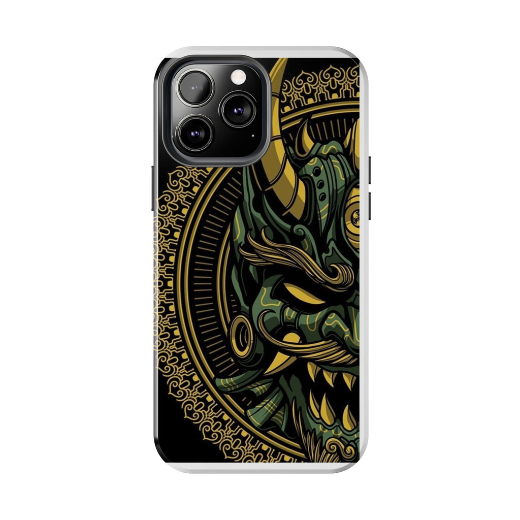 Kabuki Mask Theme Phone Cases for Iphones & Samsung Durable