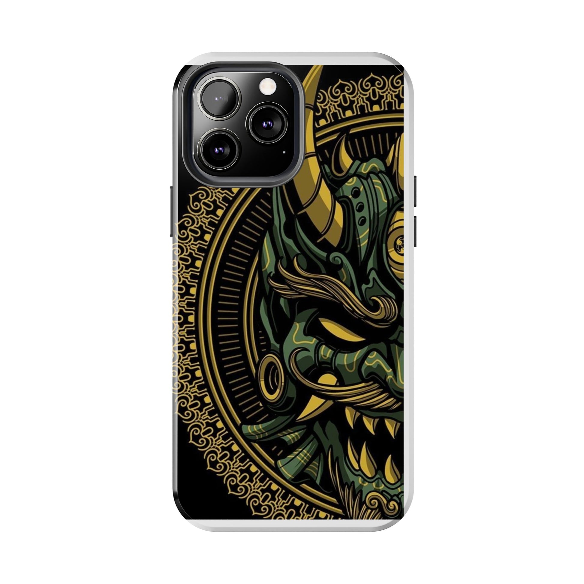 Kabuki Mask Theme Phone Cases for Iphones & Samsung Durable