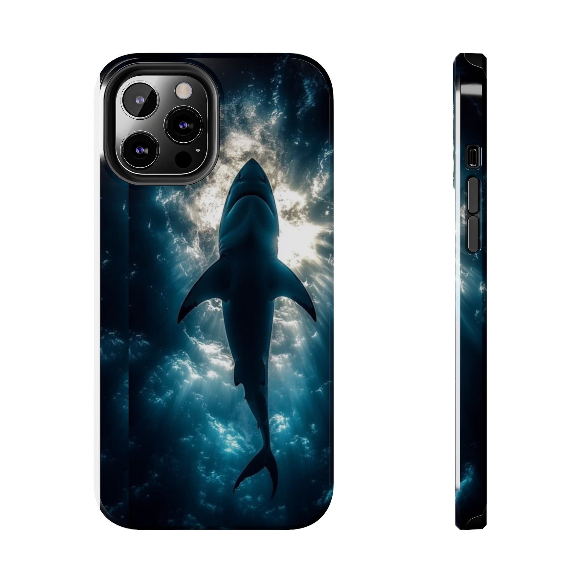 Great White Shark Themed Tough Phone Cases for Iphones & Samsung Phones