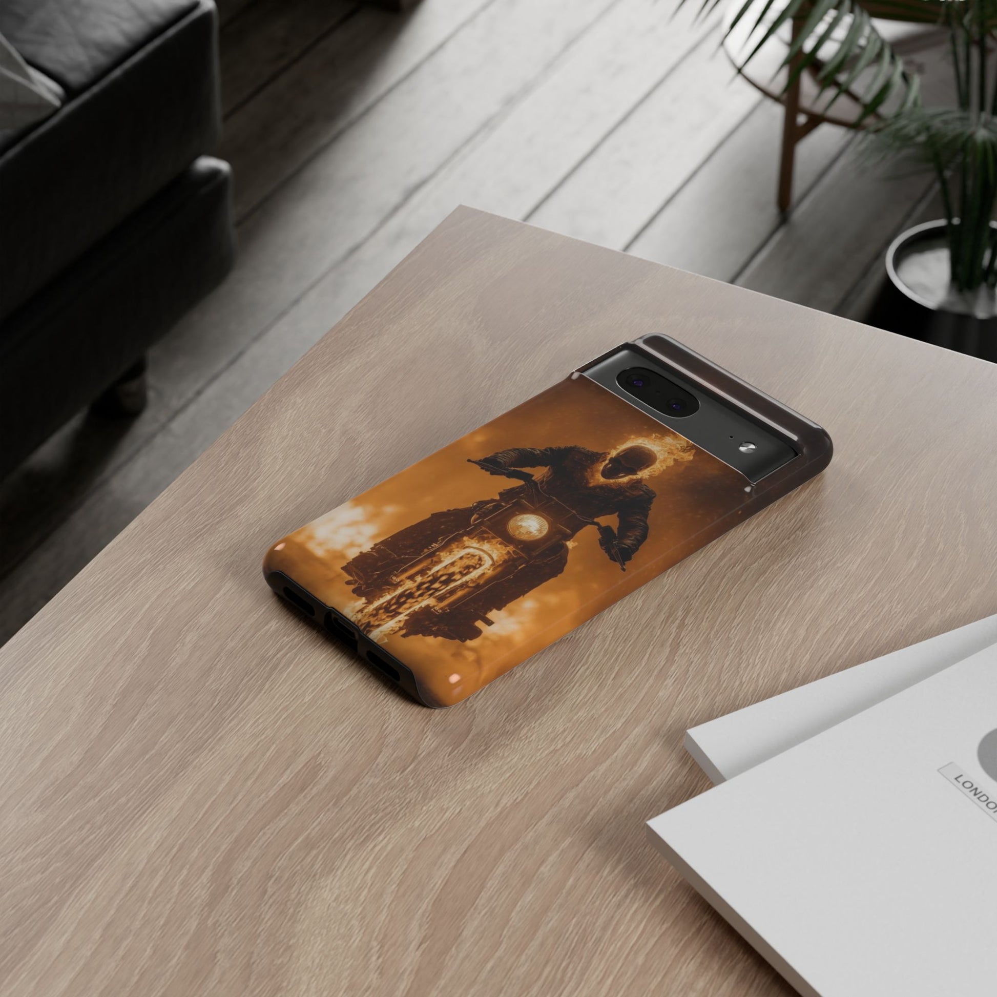 Marvel's Ghostrider Tough Cases for iPhones, Samsung, and Pixel
