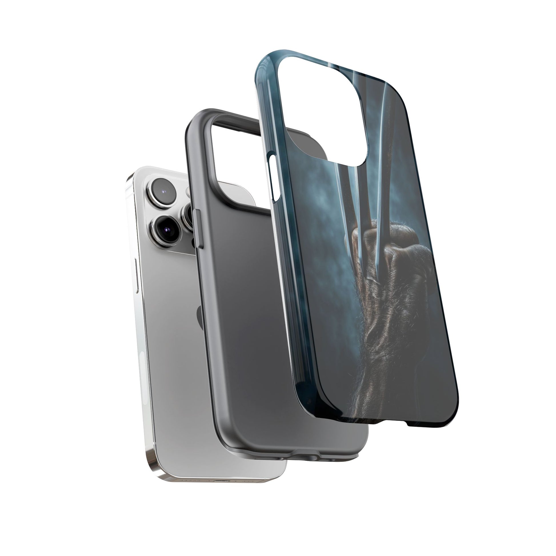 Logan's Claws Wolverine Tough Cases for iPhones, Samsung, and Pixel