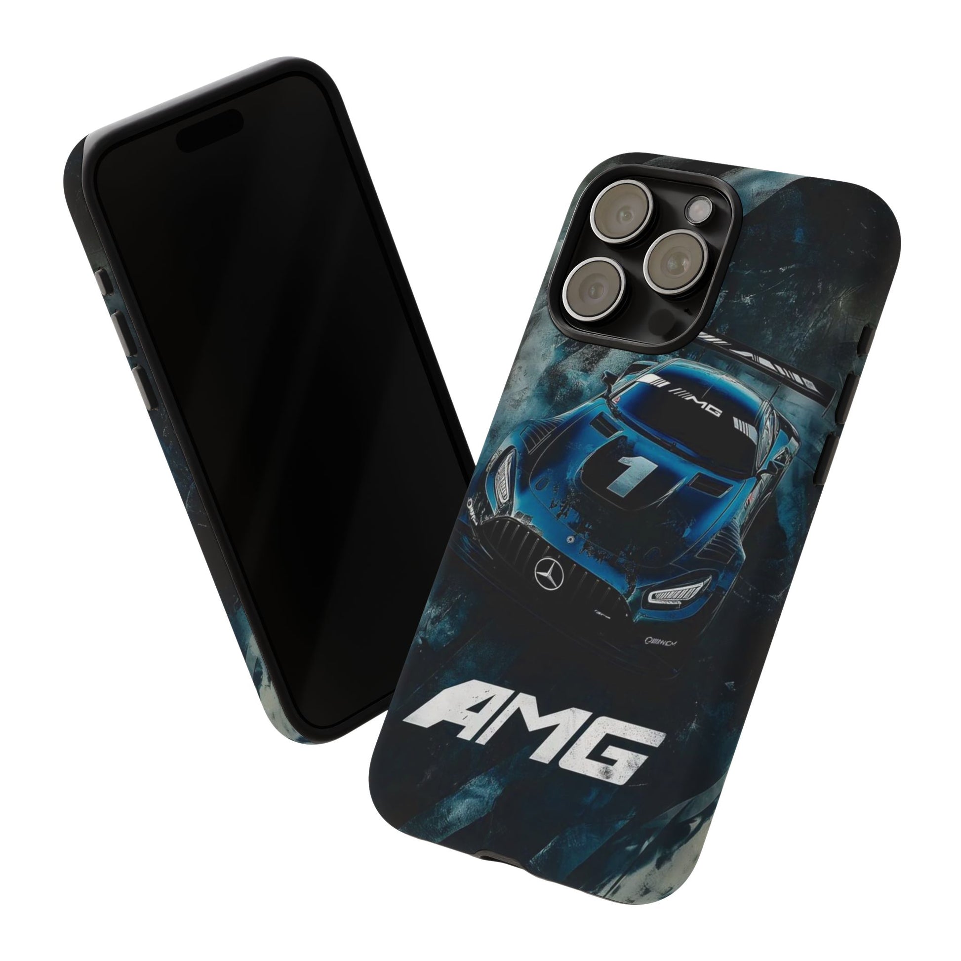 Mercedes AMG Racing Car Tough Cases for iPhones, Samsung, and Pixel