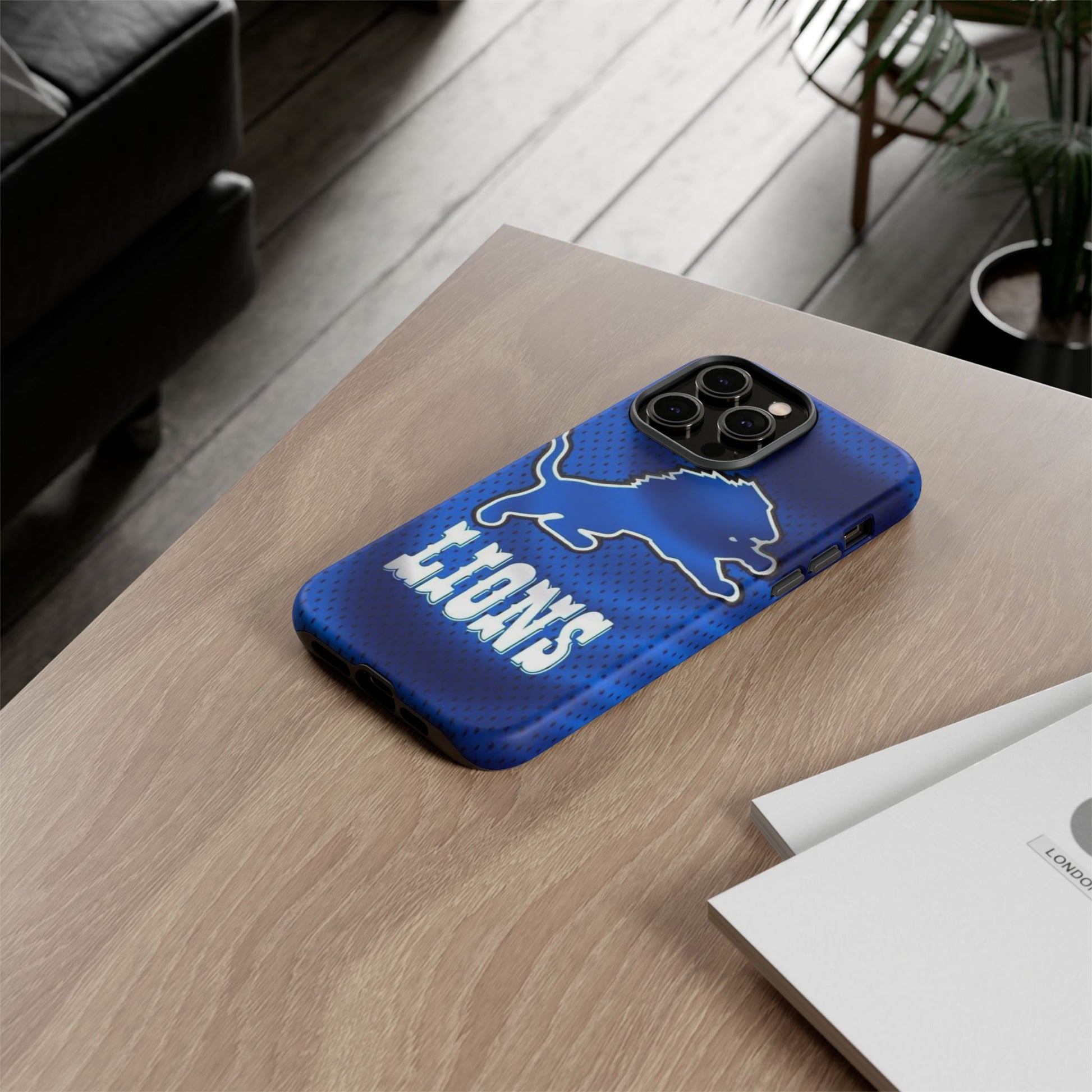 Detroit Lions Football Jersey Phone Case, Tough Cases for iPhones, Samsung, and Pixel