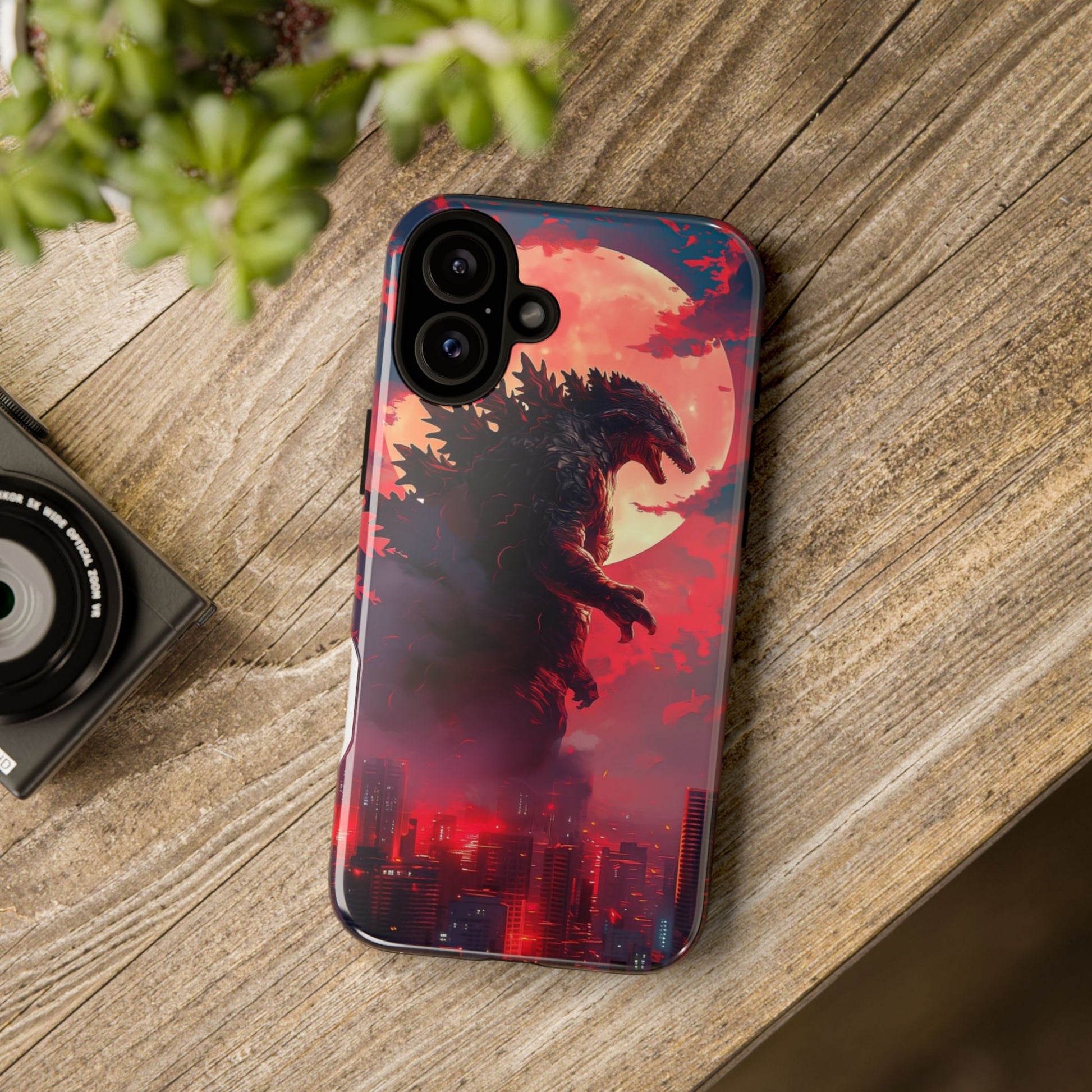 King of Monsters Godzilla Tough Phone Cases for iPhones, Samsung, and Pixel