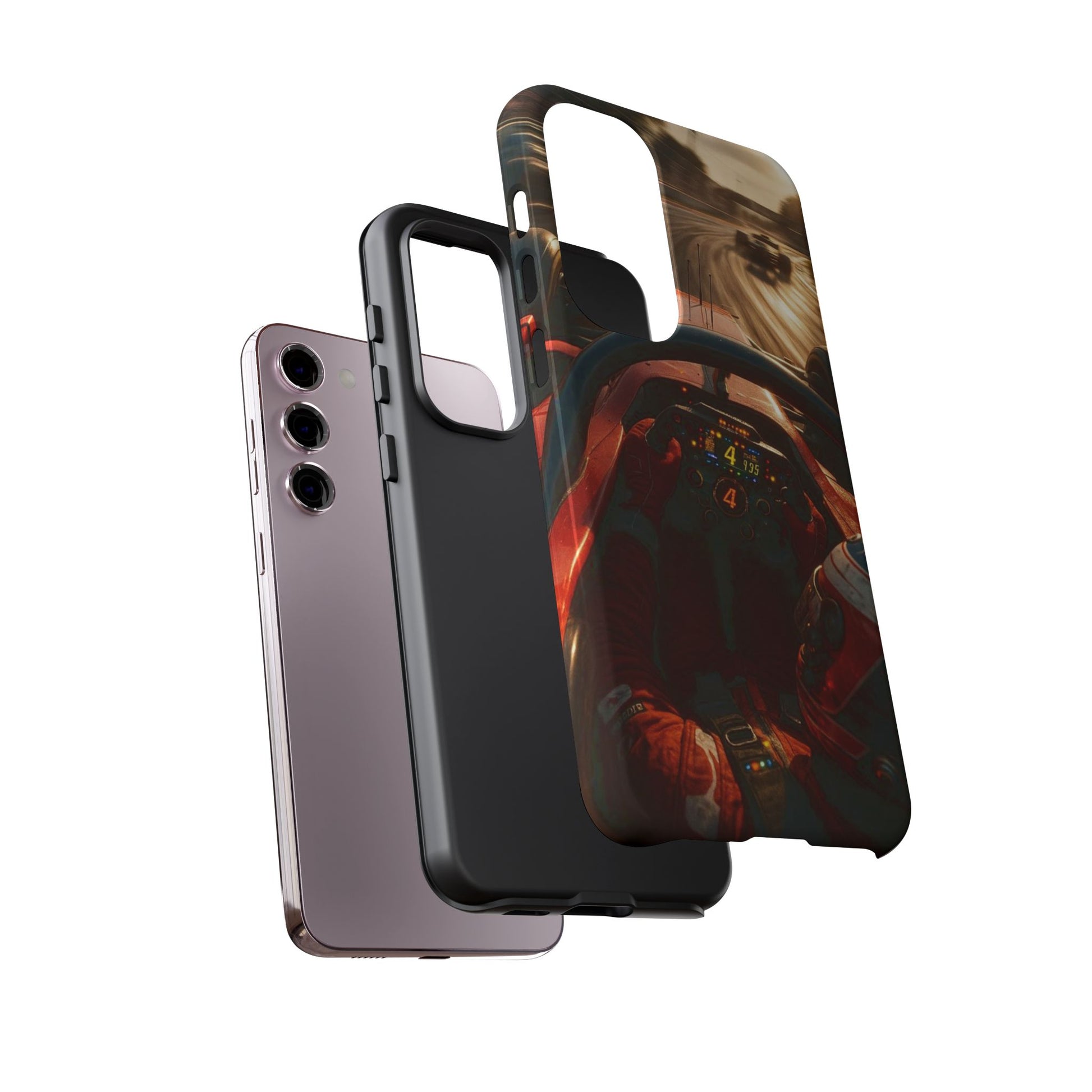 Formula 1 Cockpit Phone Case, Tough Cases for iPhones, Samsung, and Pixel