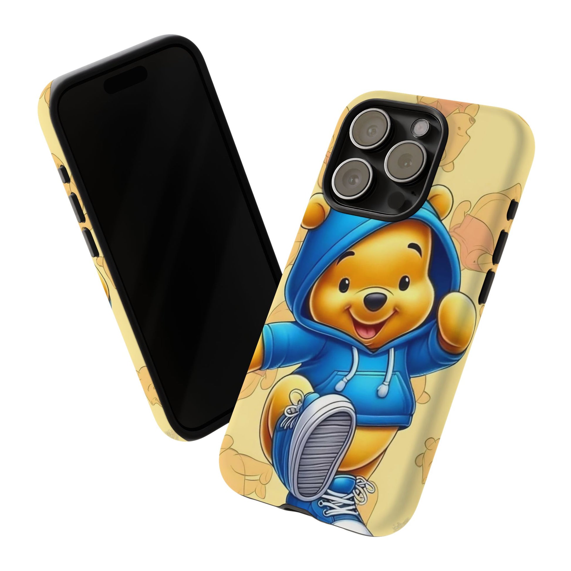 Cute Pooh Bear Phone Case, Tough Case