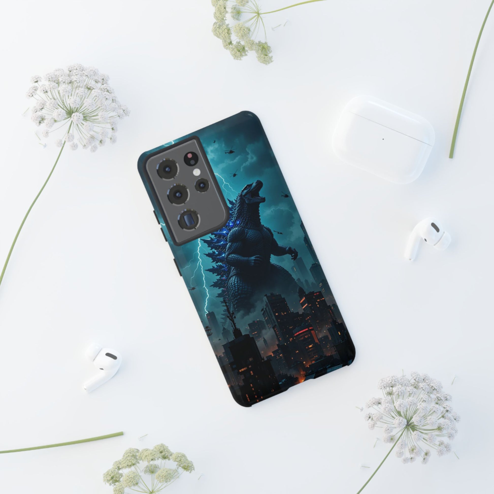 Godzilla Phone Case, Tough Cases for iPhones, Samsung, and Pixel