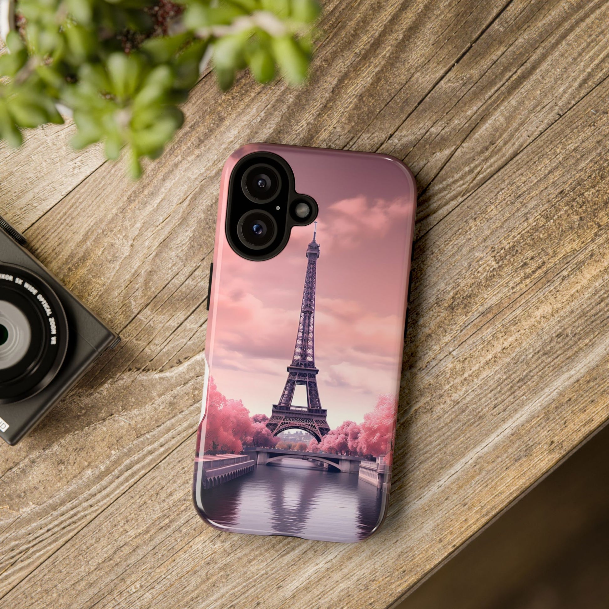Eiffel Tower Paris Tough Cases for iPhones, Samsung, and Pixel