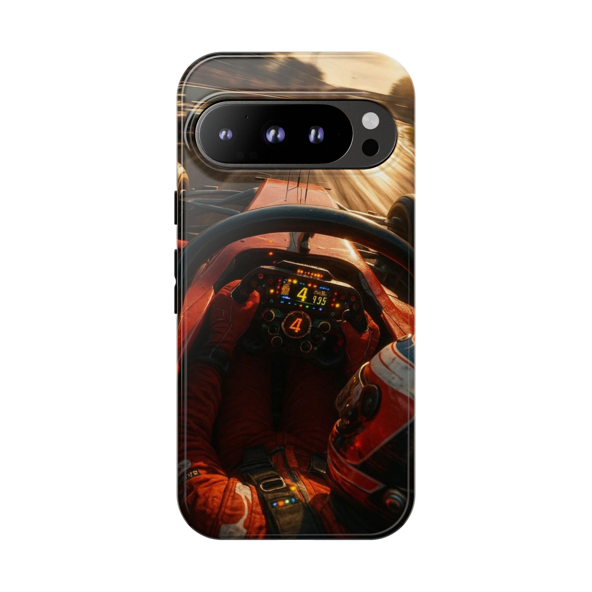 Formula 1 Cockpit Phone Case, Tough Cases for iPhones, Samsung, and Pixel