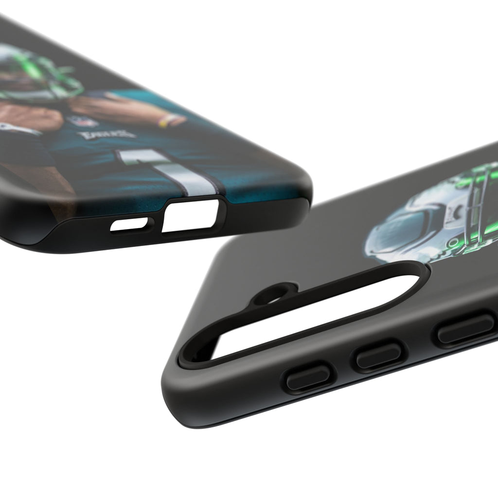 Eagles Football Jalen Hurts Tough Cases for iPhones, Samsung, and Pixel