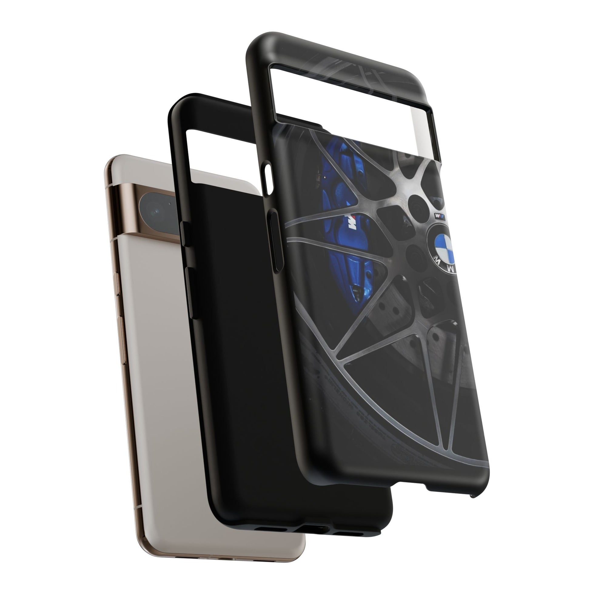 BMW M3 Racing Wheels Tough Cases for iPhones, Samsung, and Pixel
