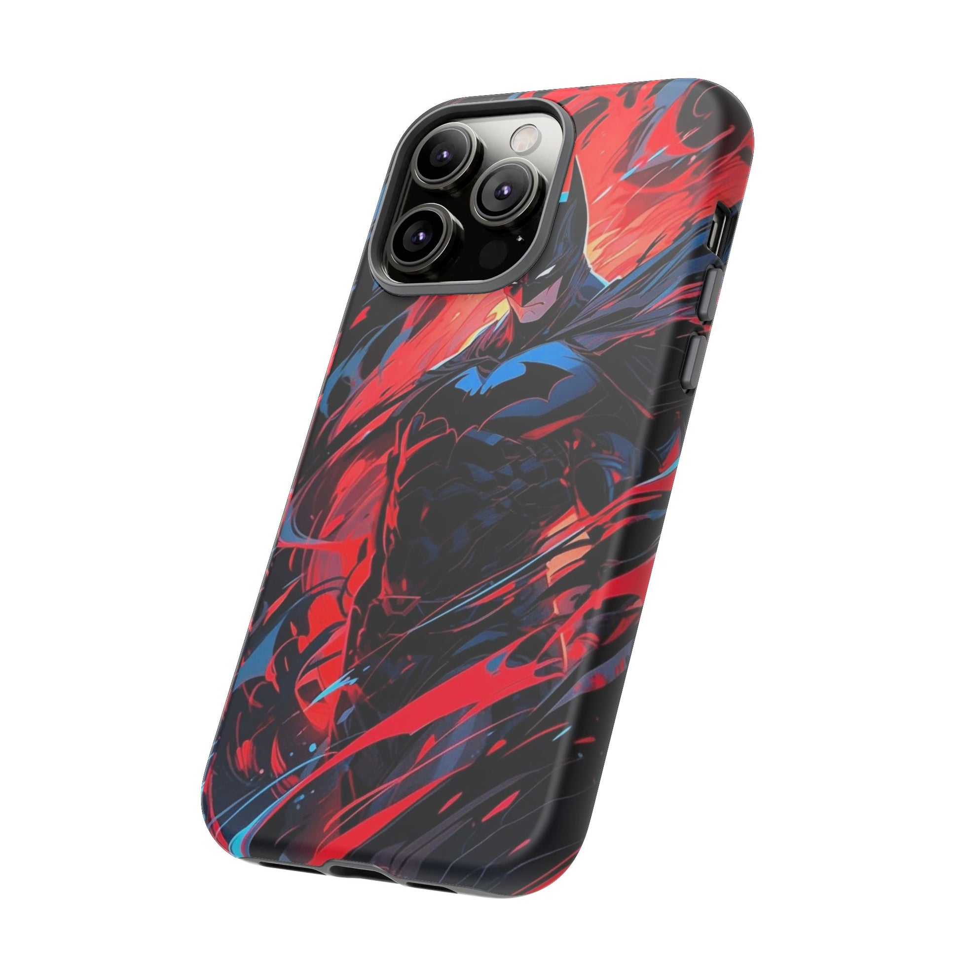The Dark Knight Batman Art Tough Cases for iPhones, Samsung, and Pixel