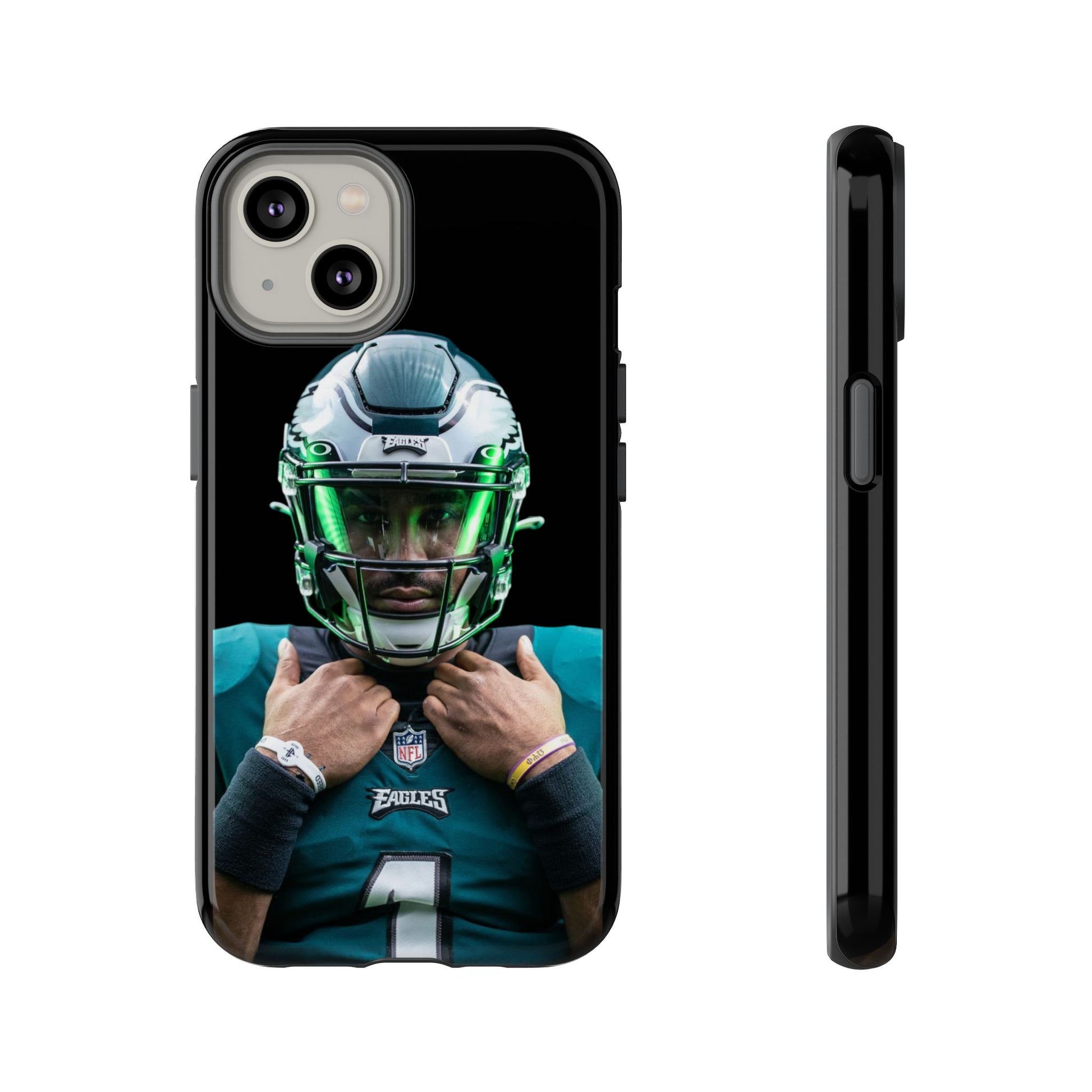 Eagles Football Jalen Hurts Tough Cases for iPhones, Samsung, and Pixel