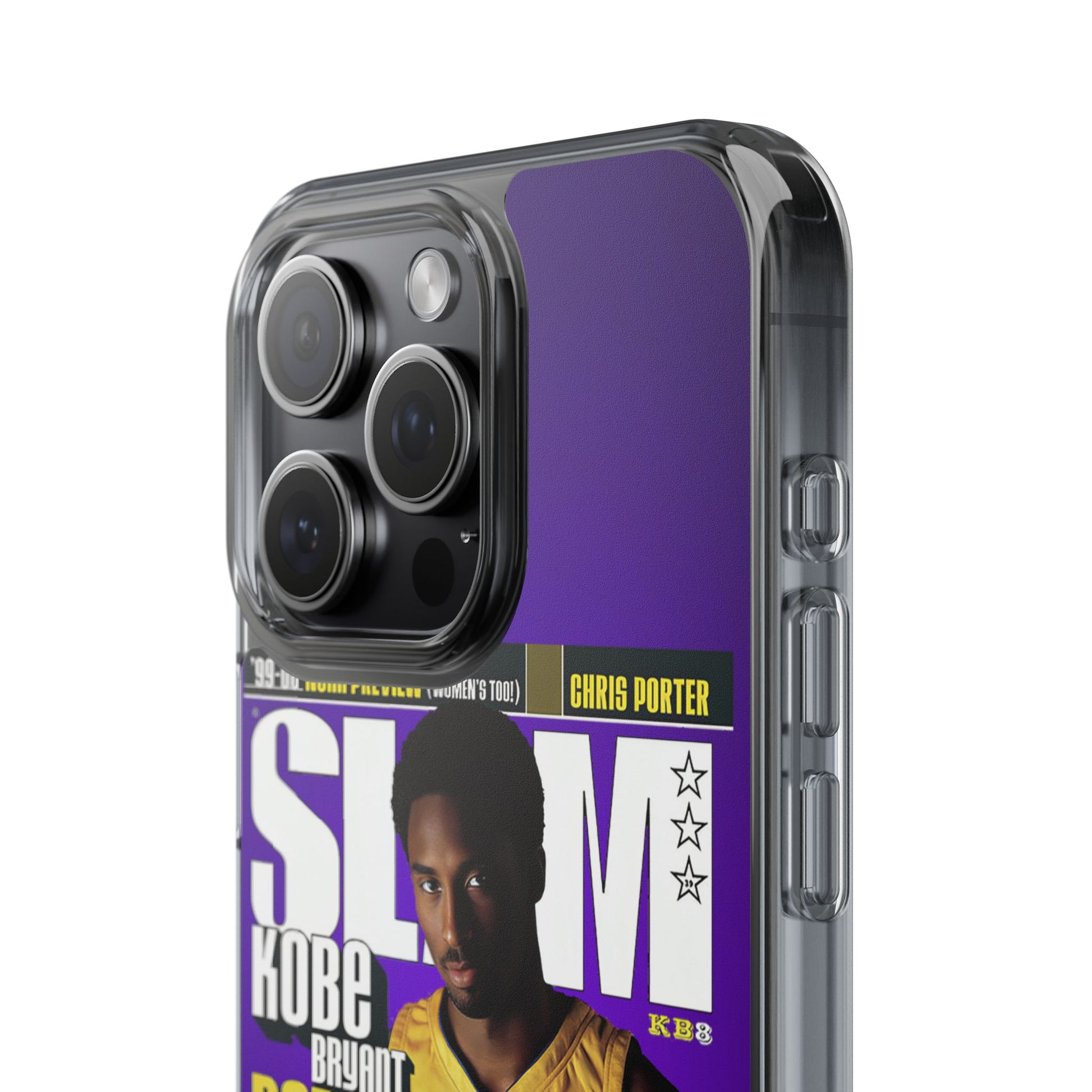 SLAM Cover Kobe Basketball Inspired design Clear Phone Cases