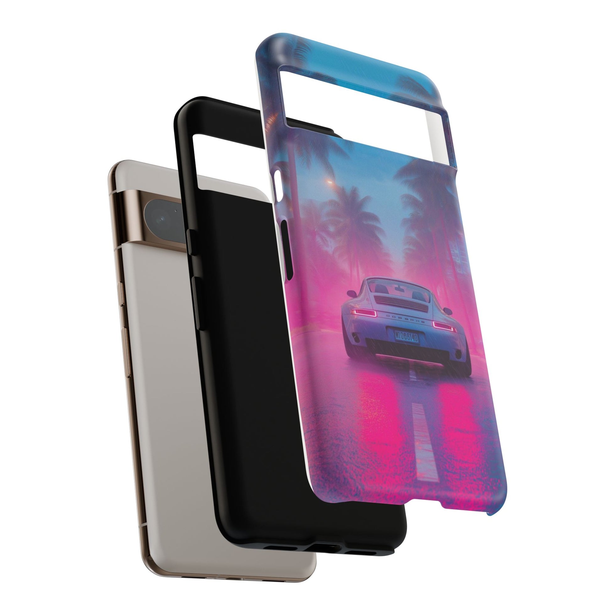 Miami Vice Porsche Phone Case for iPhone, Samsung Galaxy, & Pixel Phones