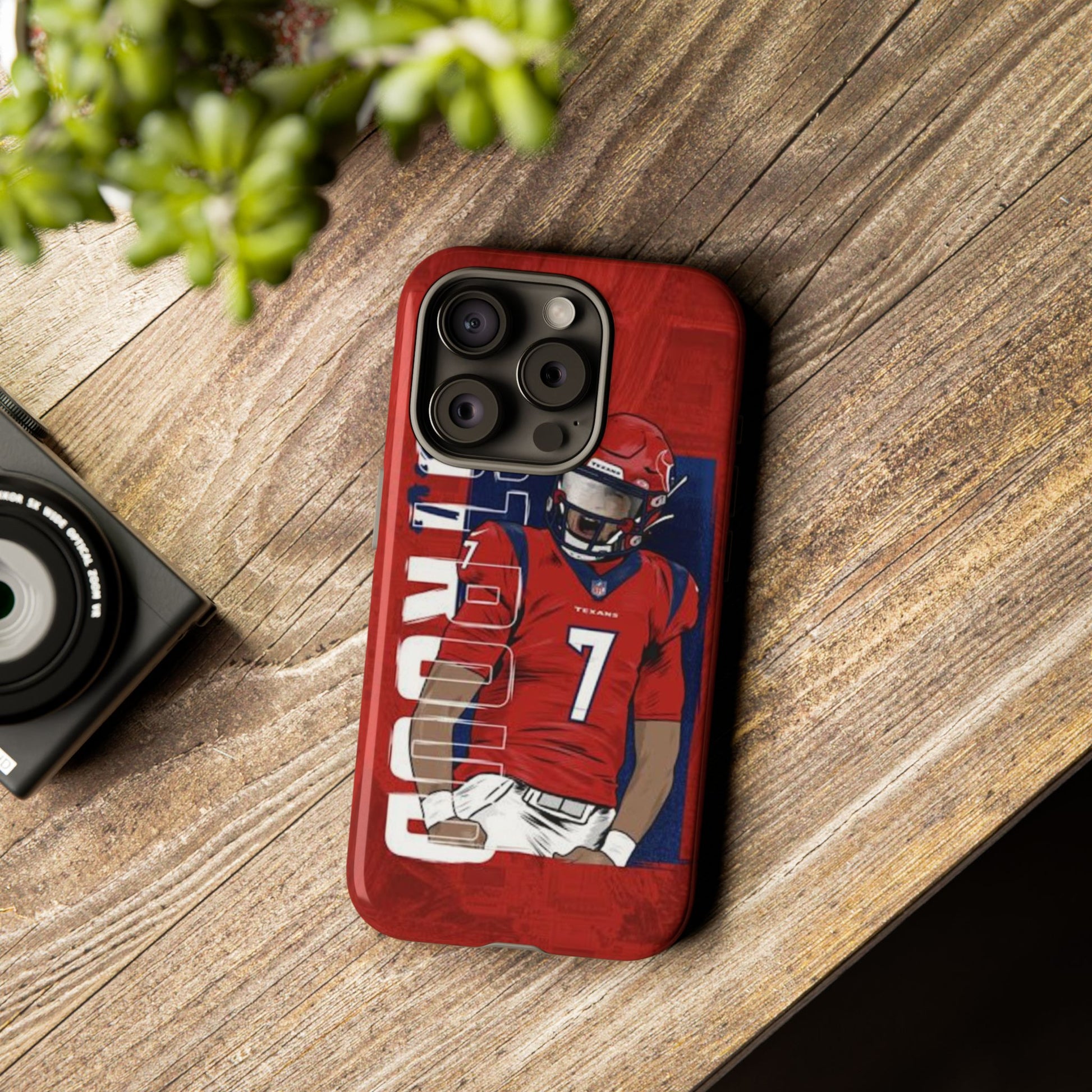 Houston Texans Football CJ Stroud Tough Cases for iPhones, Samsung, and Pixel