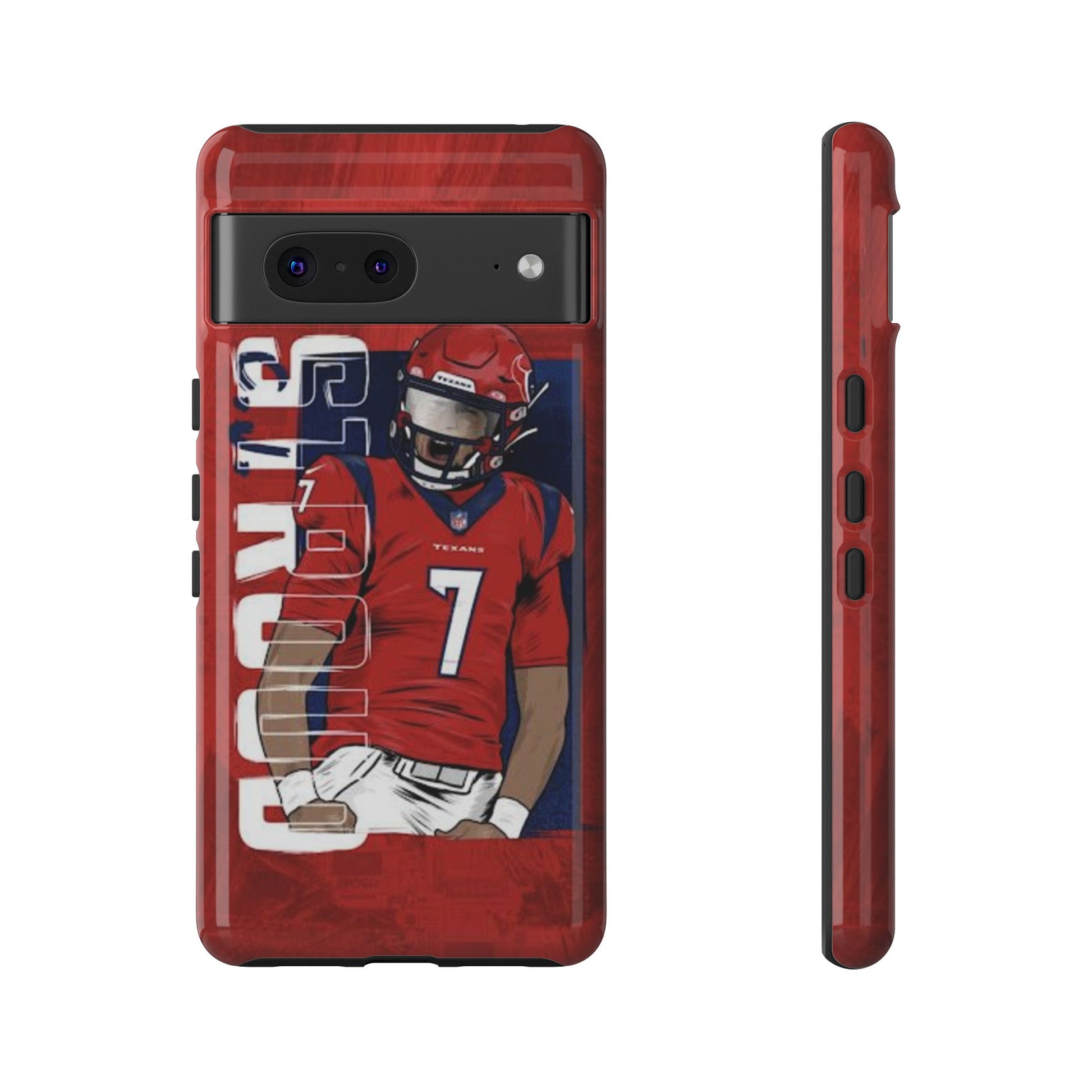 Houston Texans Football CJ Stroud Tough Cases for iPhones, Samsung, and Pixel