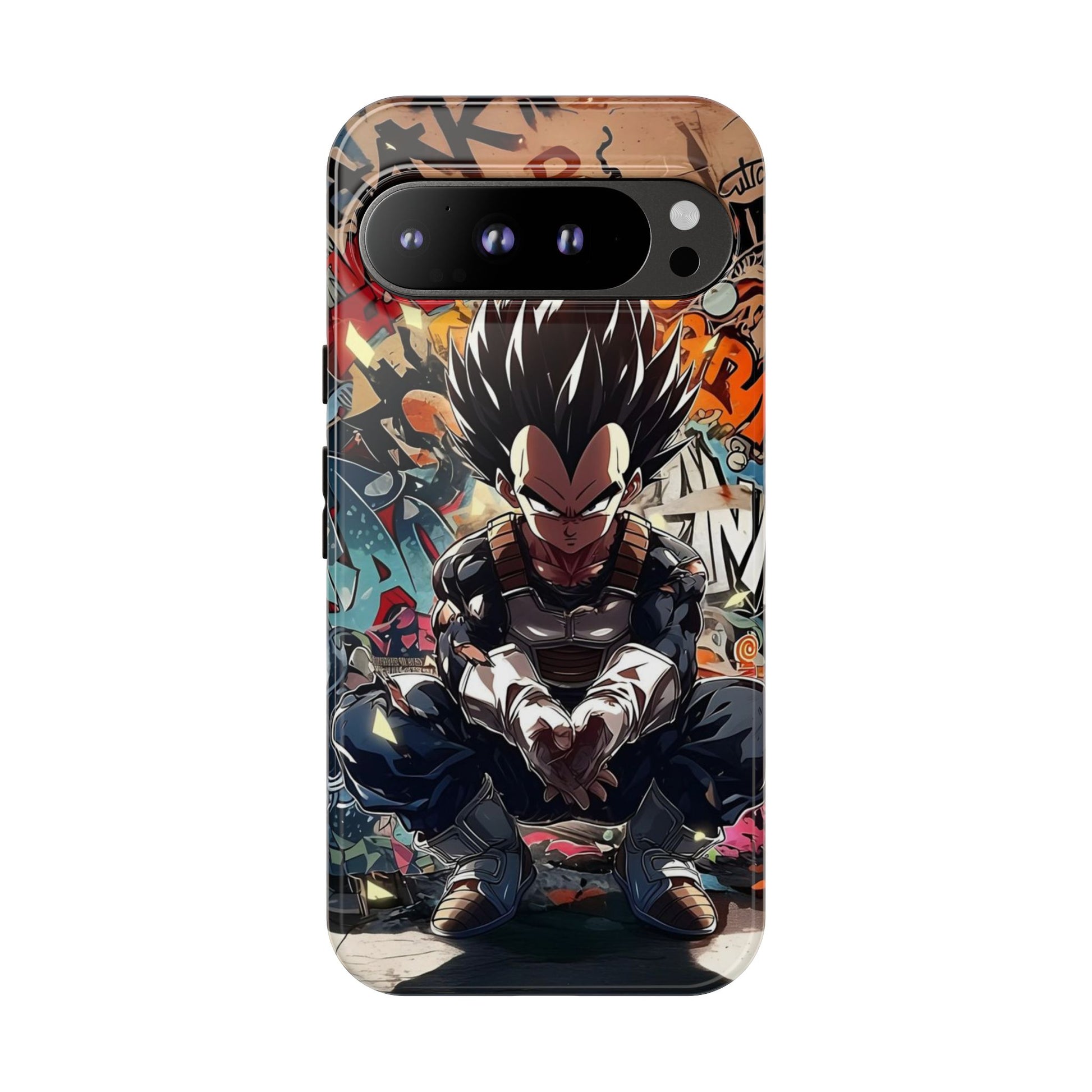 Anime Vegeta Dragon ball Z Tough Cases for iPhones, Samsung, and Pixel