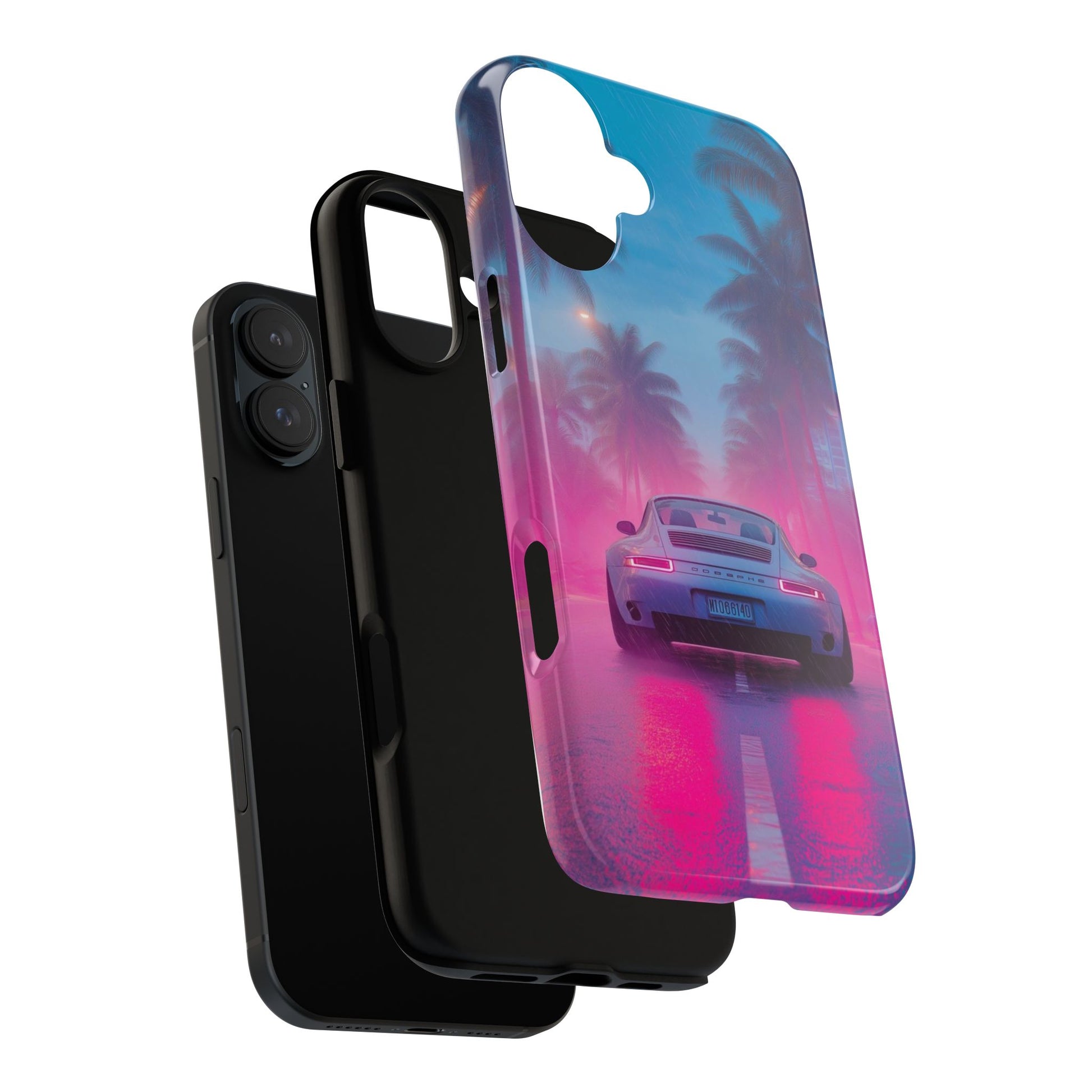 Miami Vice Porsche Phone Case for iPhone, Samsung Galaxy, & Pixel Phones