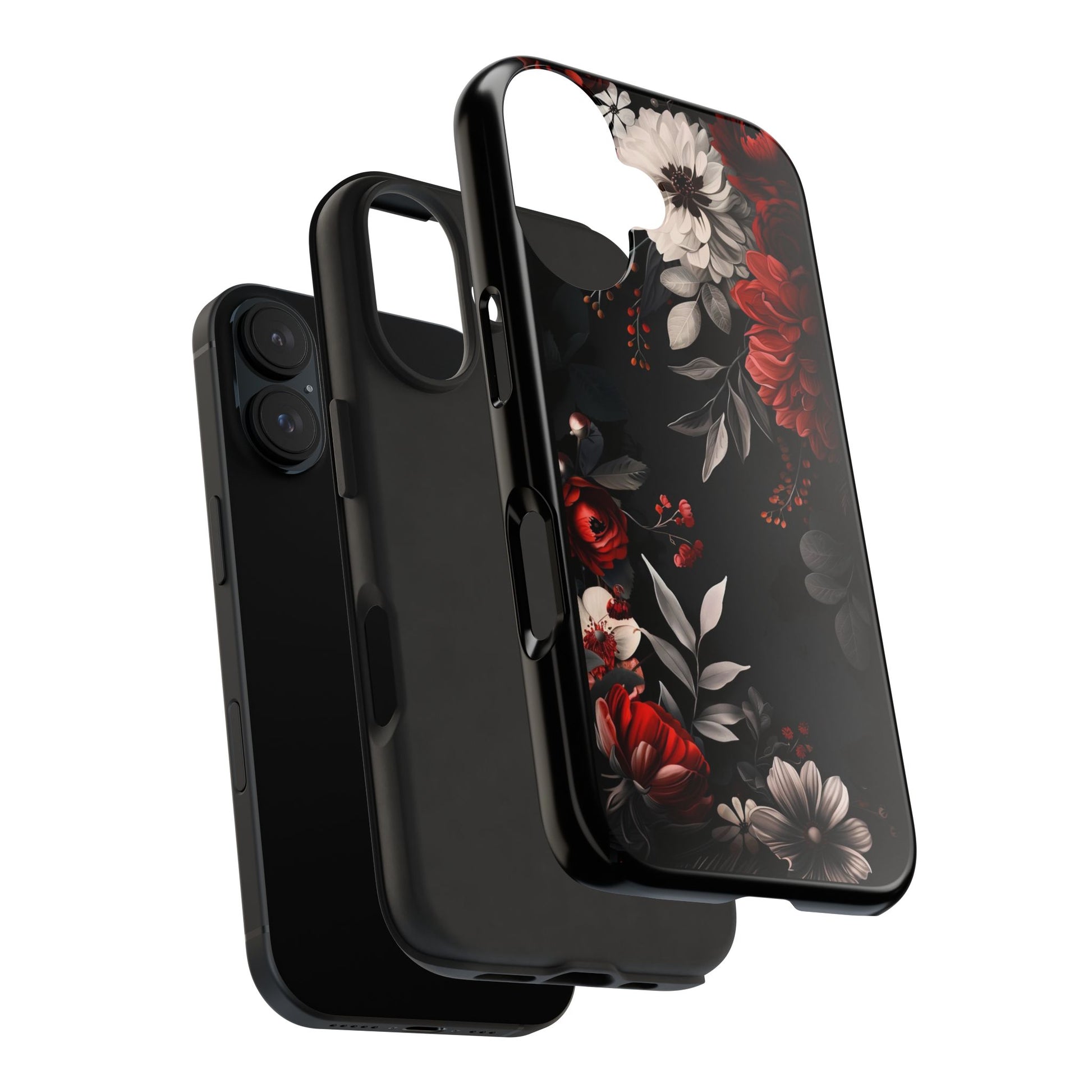 Floral Design Tough Phone Cases for iPhone & Samsung Galaxy Phones