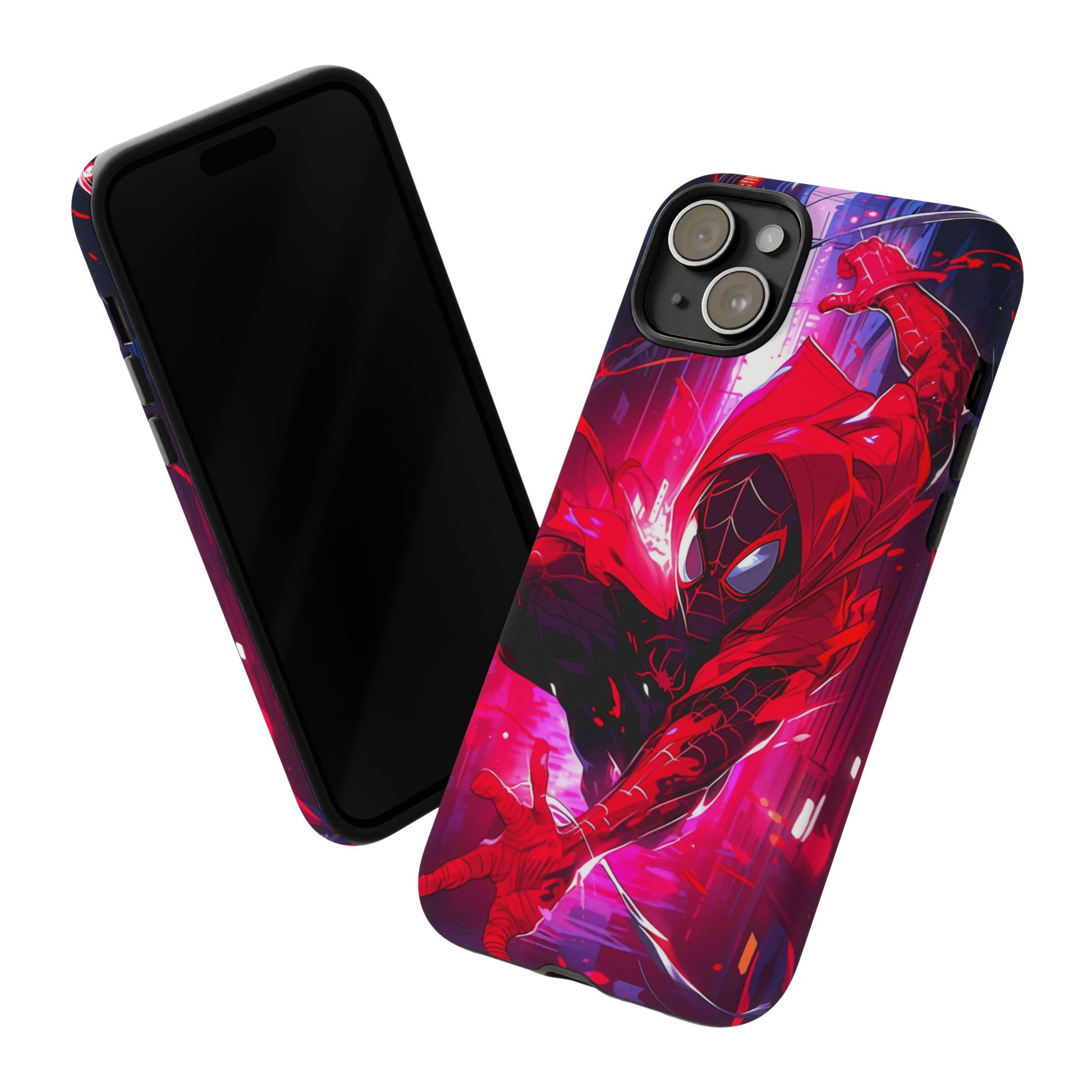 Miles Morales Spiderman Phone Case, Tough Cases for iPhones, Samsung, and Pixel
