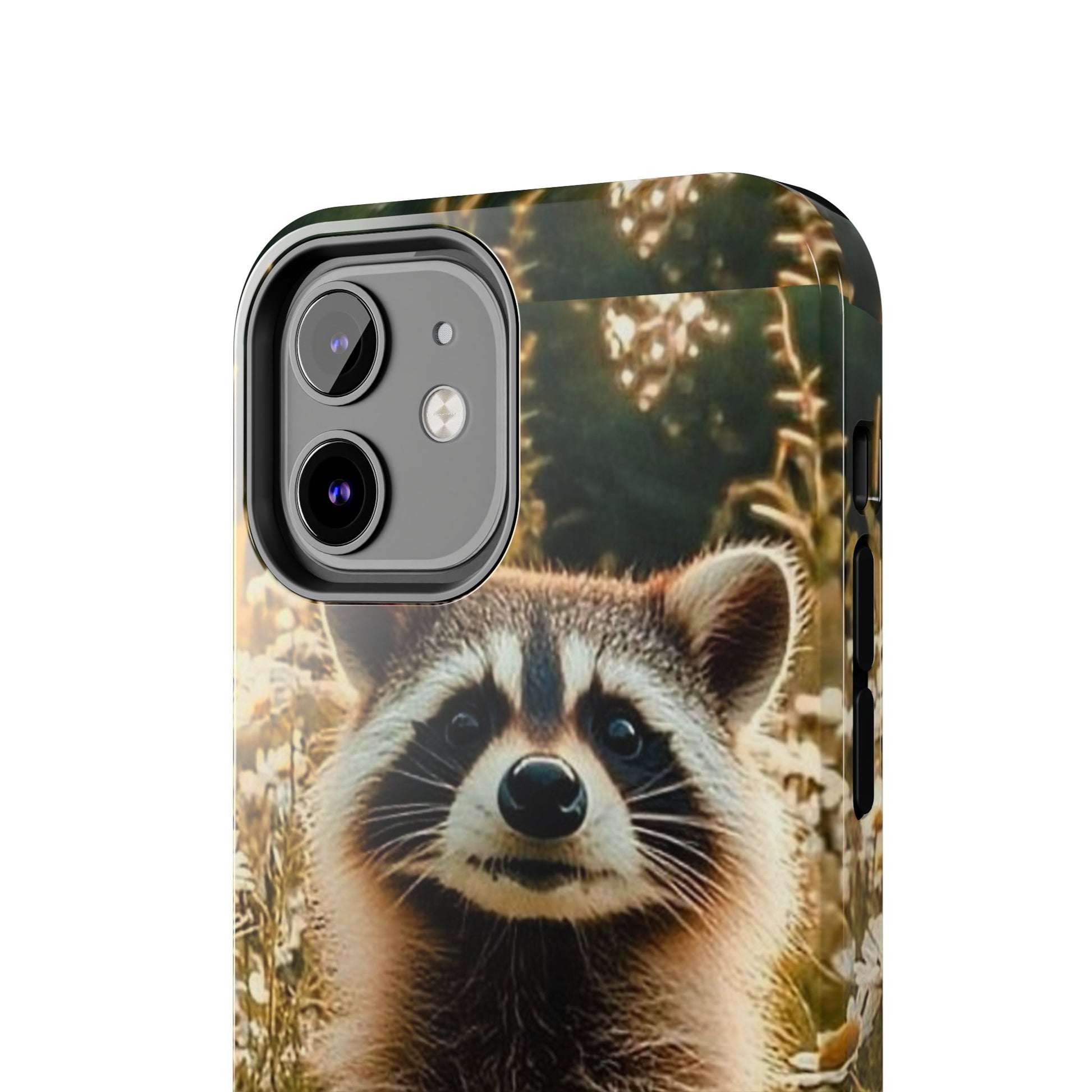 Cute Raccoon Theme Phone Cases for iPhones & Samsung Phones