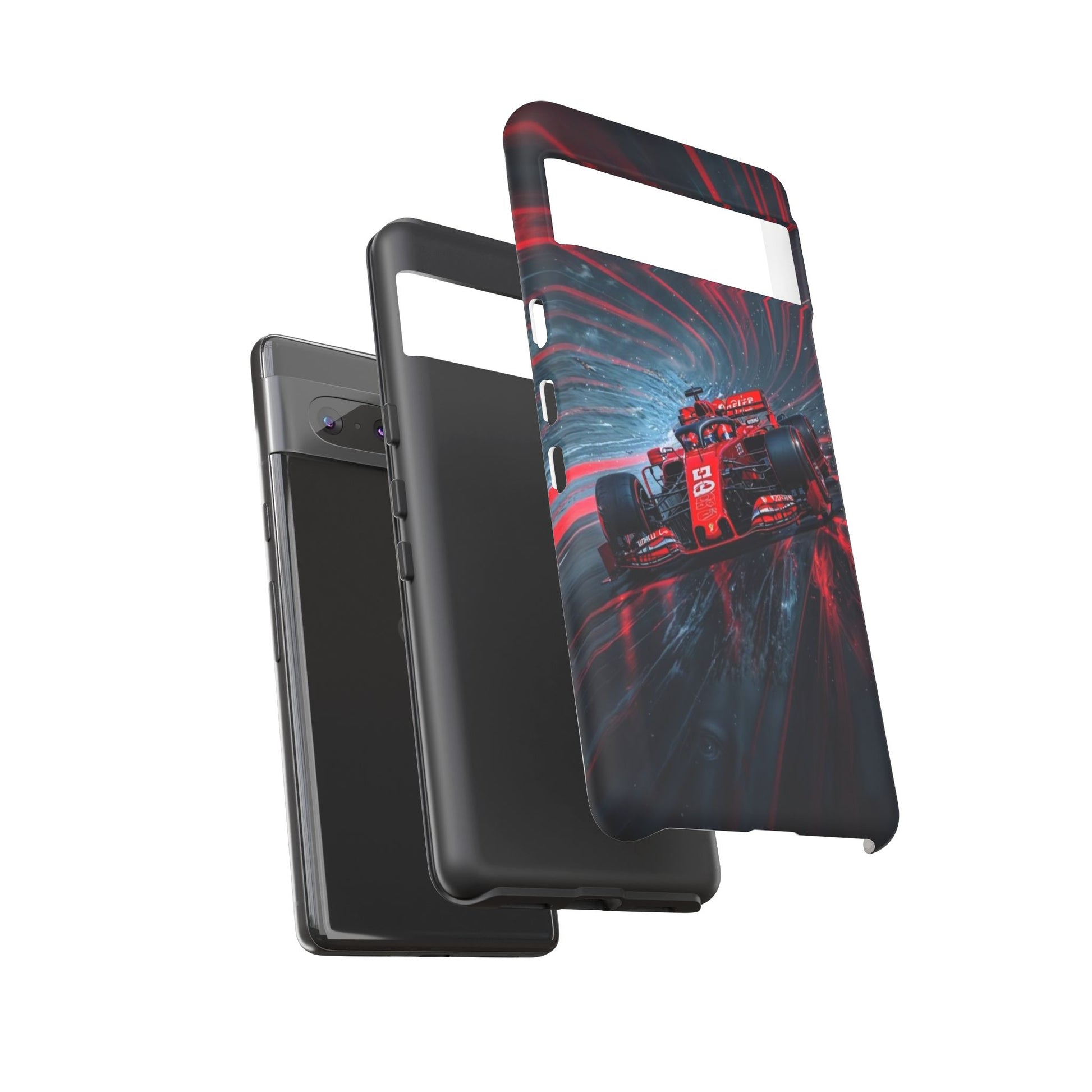 F1 Formula Race Car Phone Case, Tough Cases for iPhones, Samsung, and Pixel